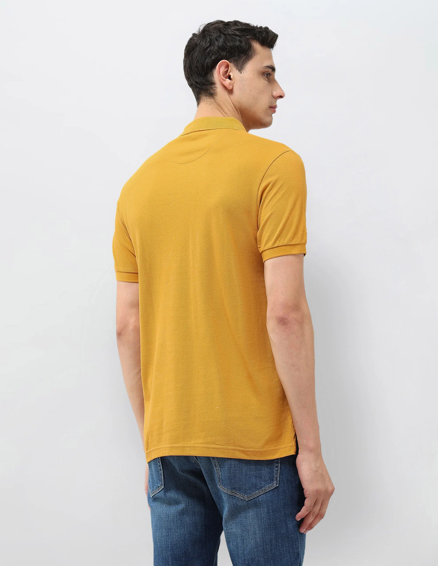 Solid Muscle Fit Polo Shirt - Image 5