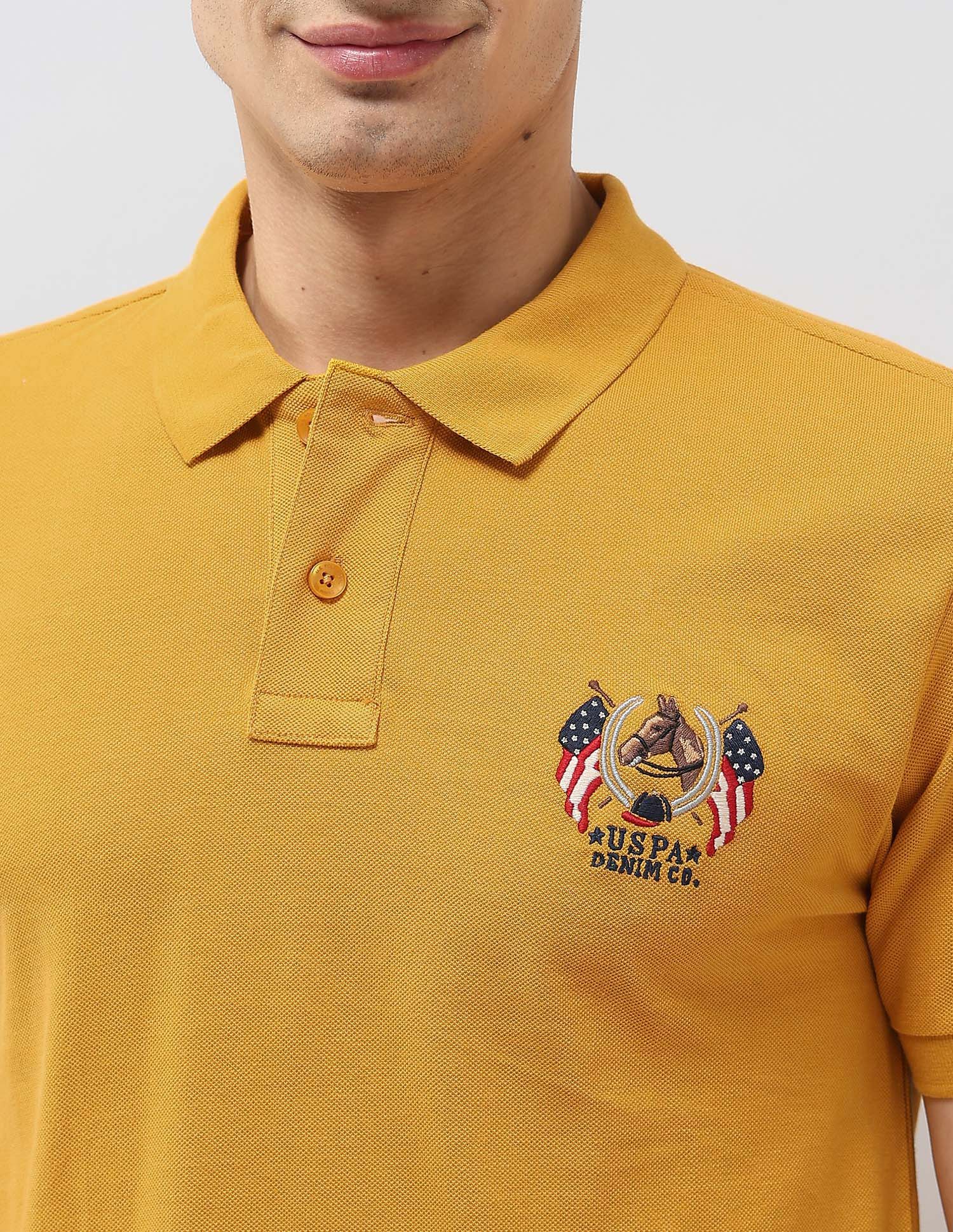 Solid Muscle Fit Polo Shirt - Image 7