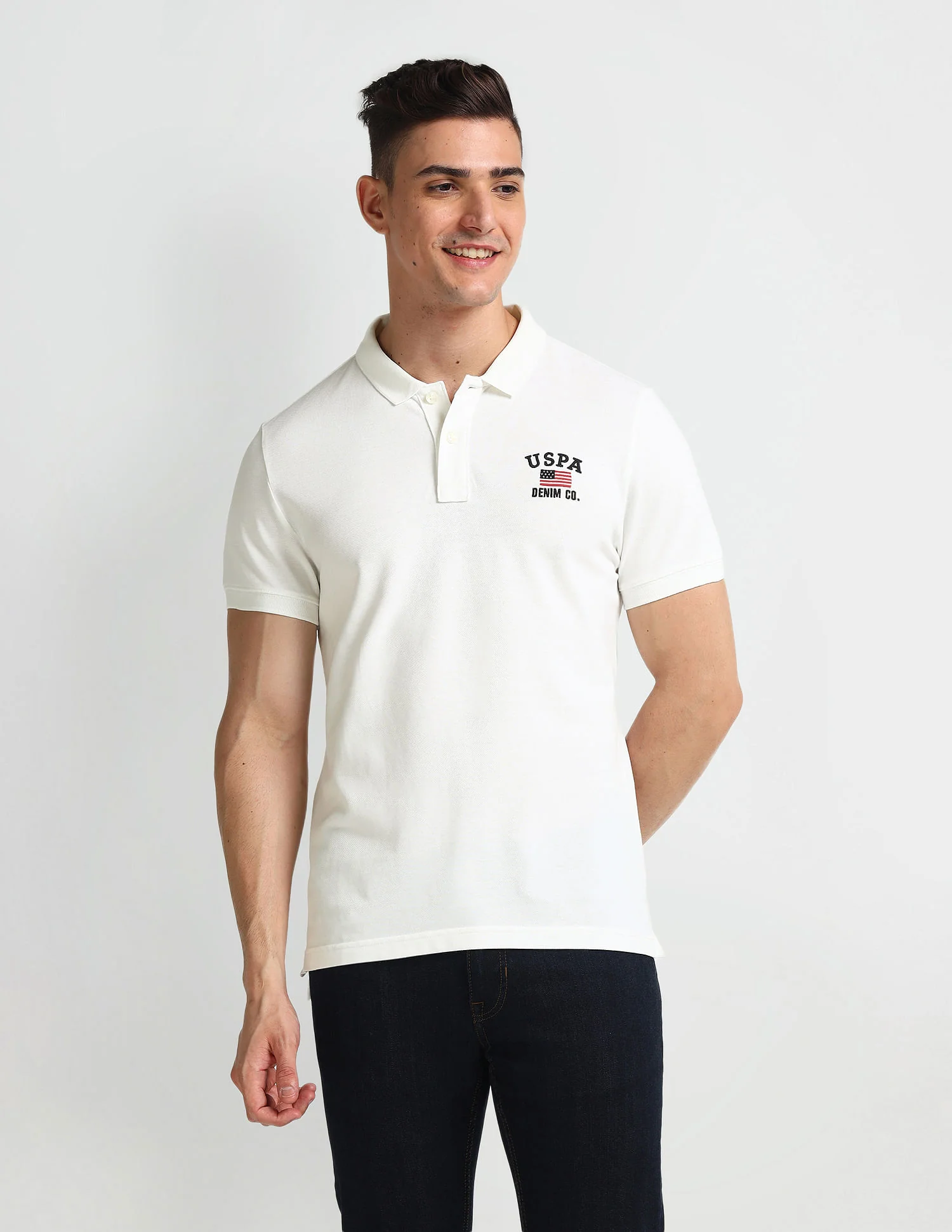 Solid Muscle Fit Polo Shirt - Image 6