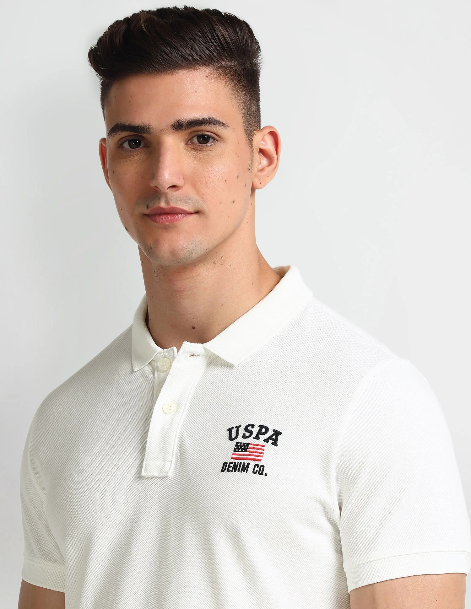 Solid Muscle Fit Polo Shirt - Image 7