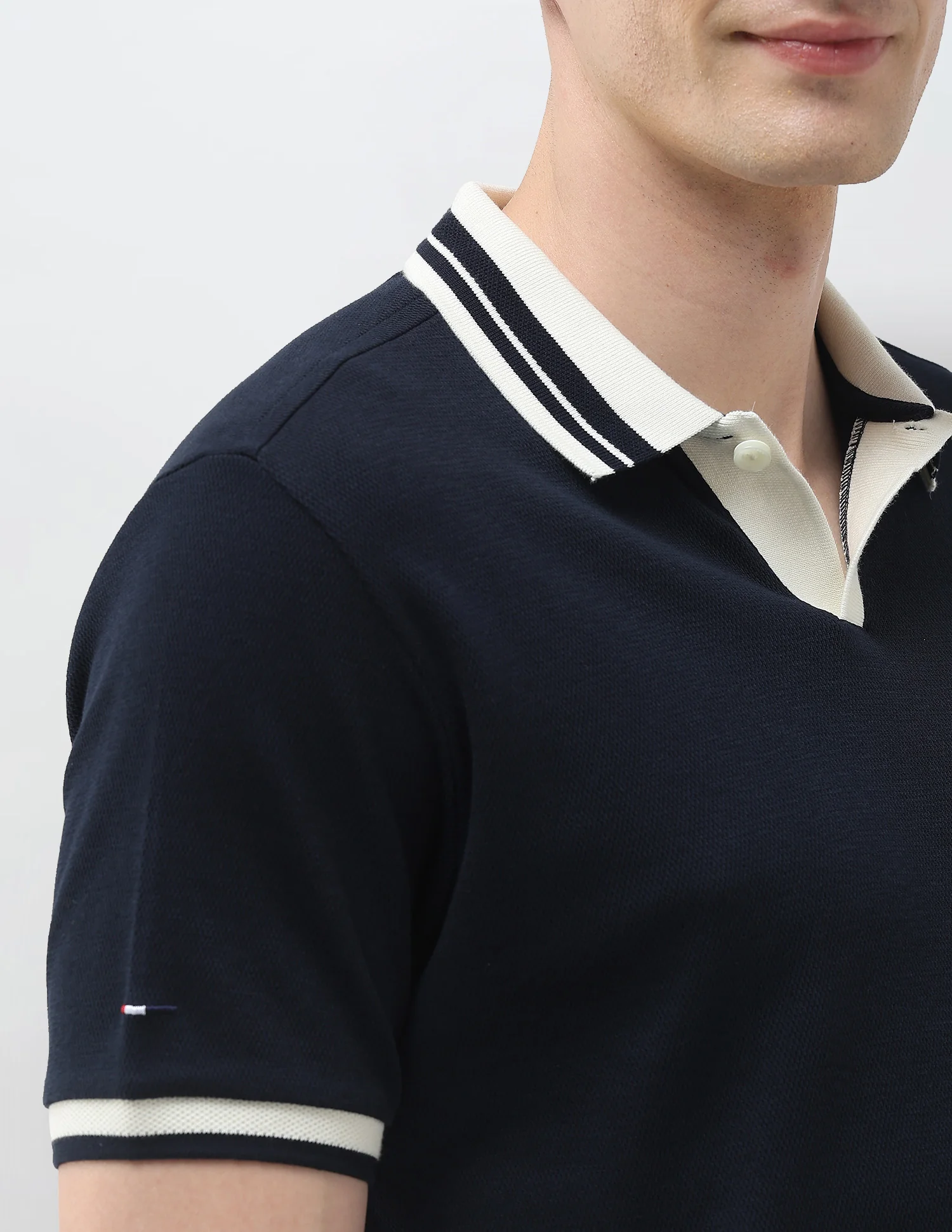 Solid Muscle Fit Polo Shirt - Image 8