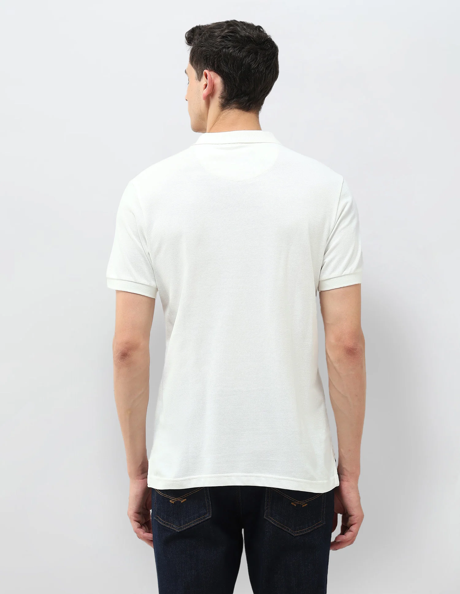Solid Muscle Fit Polo Shirt - Image 5