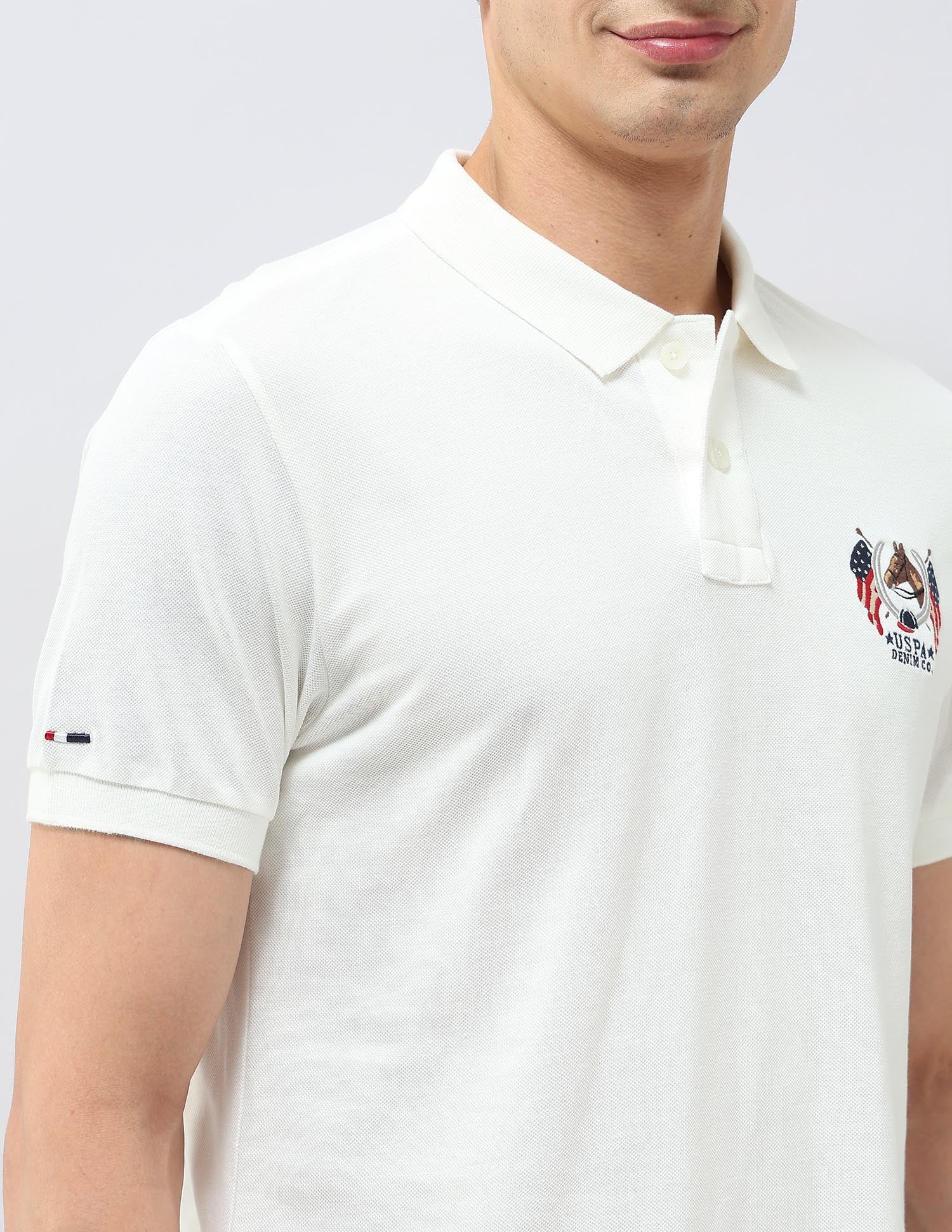 Solid Muscle Fit Polo Shirt - Image 8