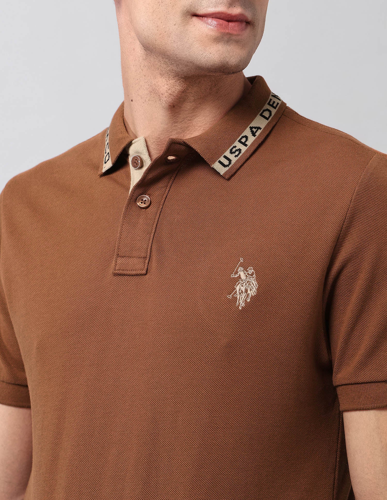 Solid Muscle Fit Polo Shirt - Image 7