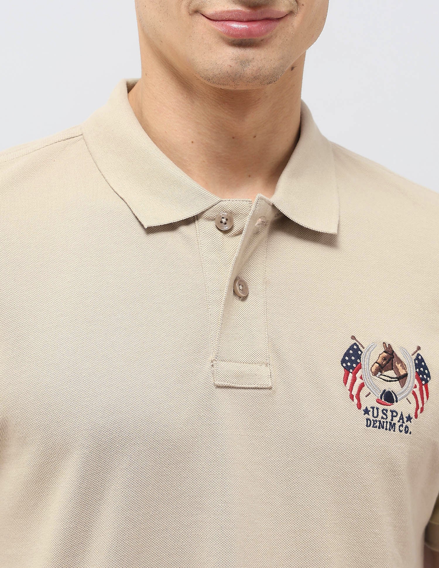Solid Muscle Fit Polo Shirt - Image 7