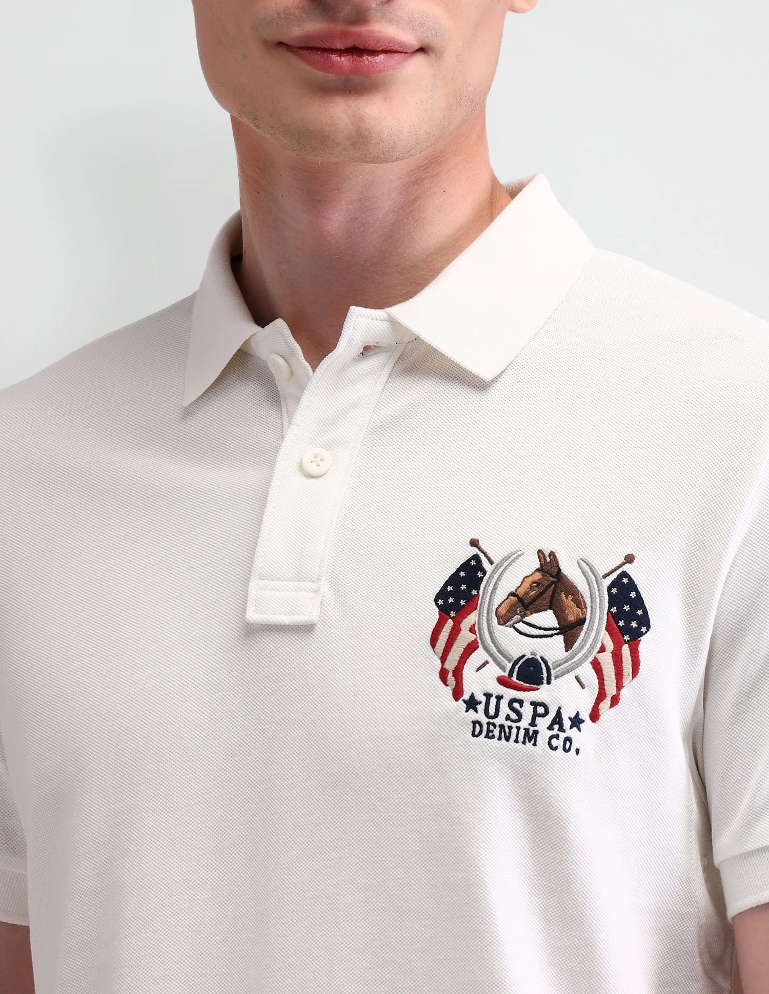 Solid Muscle Fit Polo Shirt - Image 7