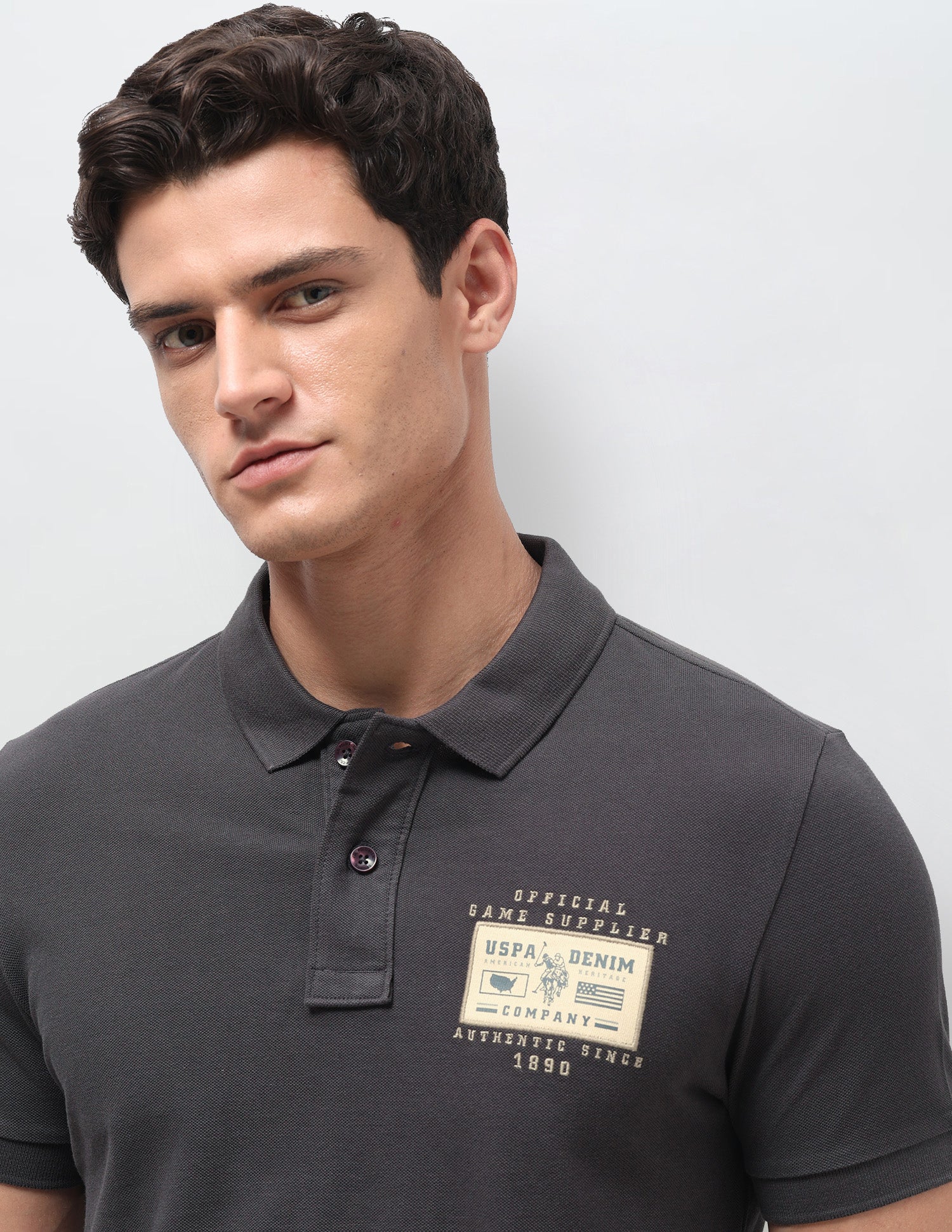 Solid Muscle Fit Polo Shirt - Image 7