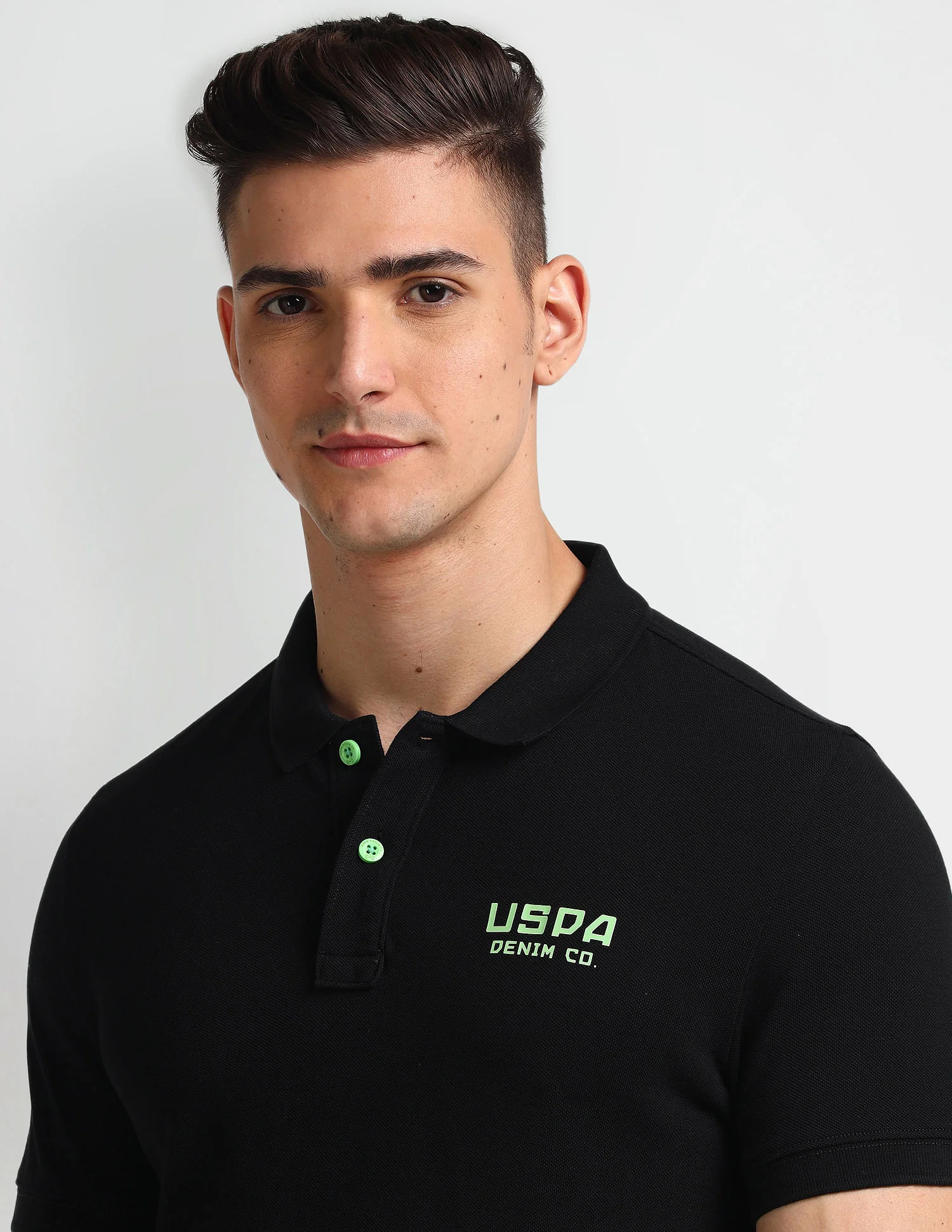 Solid Muscle Fit Polo Shirt - Image 7