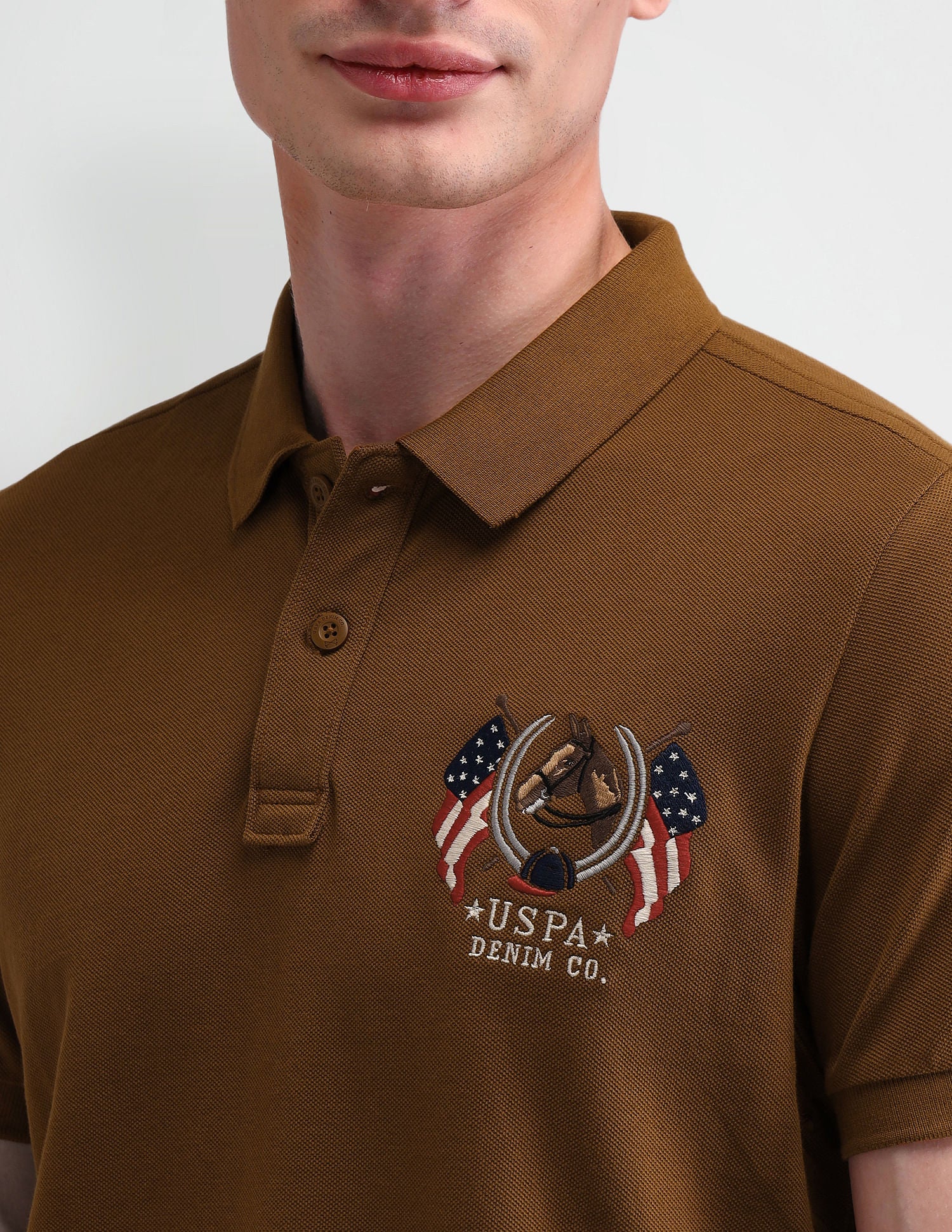 Solid Muscle Fit Polo Shirt - Image 7