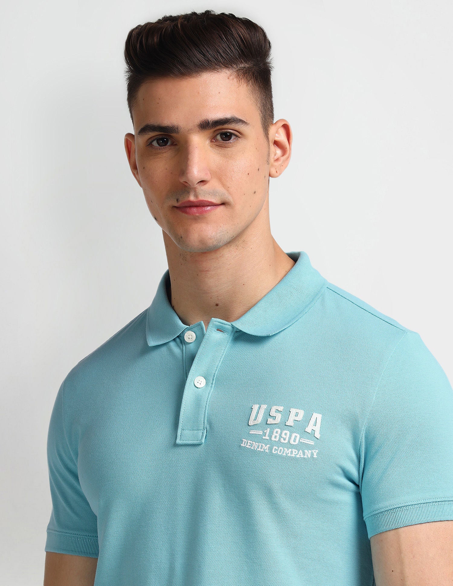 Solid Muscle Fit Polo Shirt - Image 7