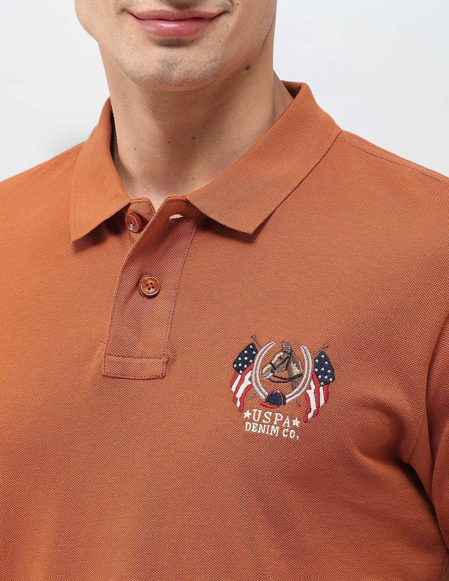 Solid Muscle Fit Polo Shirt - Image 7