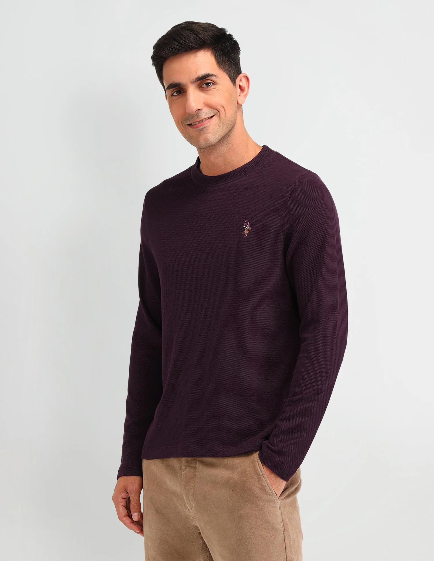 Solid Muscle Fit T-Shirt - Image 4