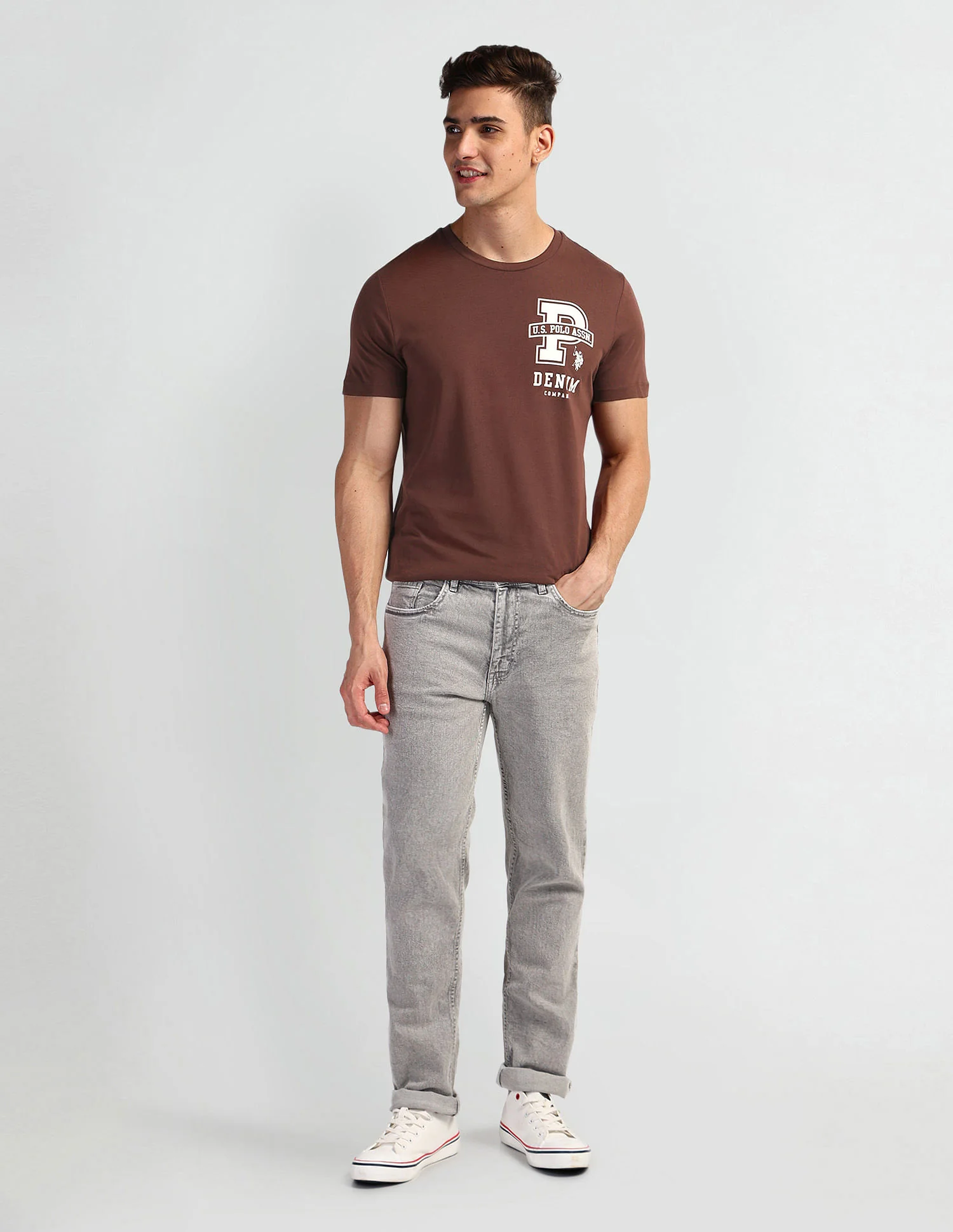 Solid Muscle Fit T-Shirt - Image 3