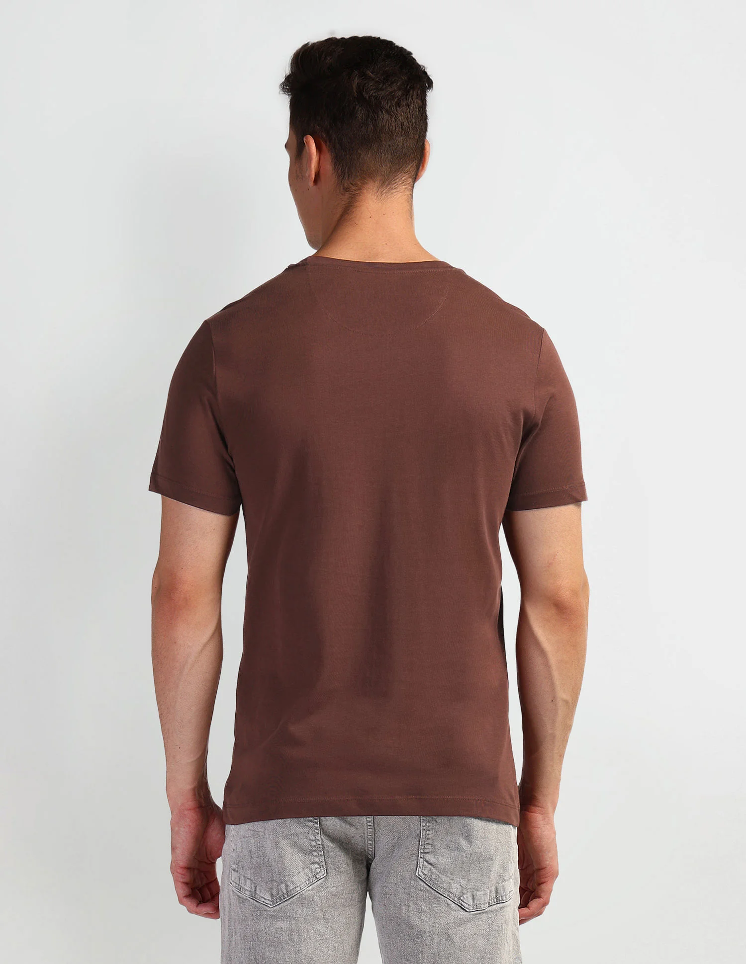 Solid Muscle Fit T-Shirt - Image 5