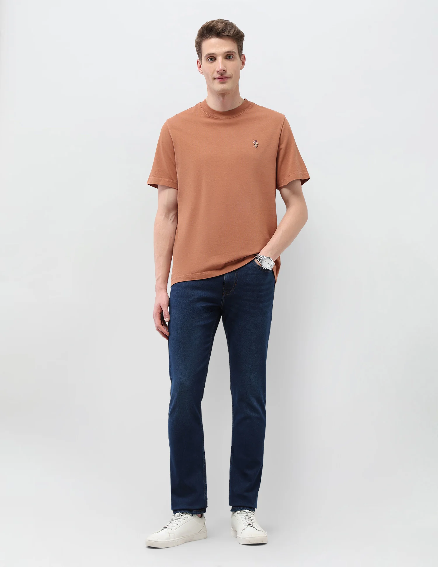 Solid Muscle Fit T-Shirt - Image 3