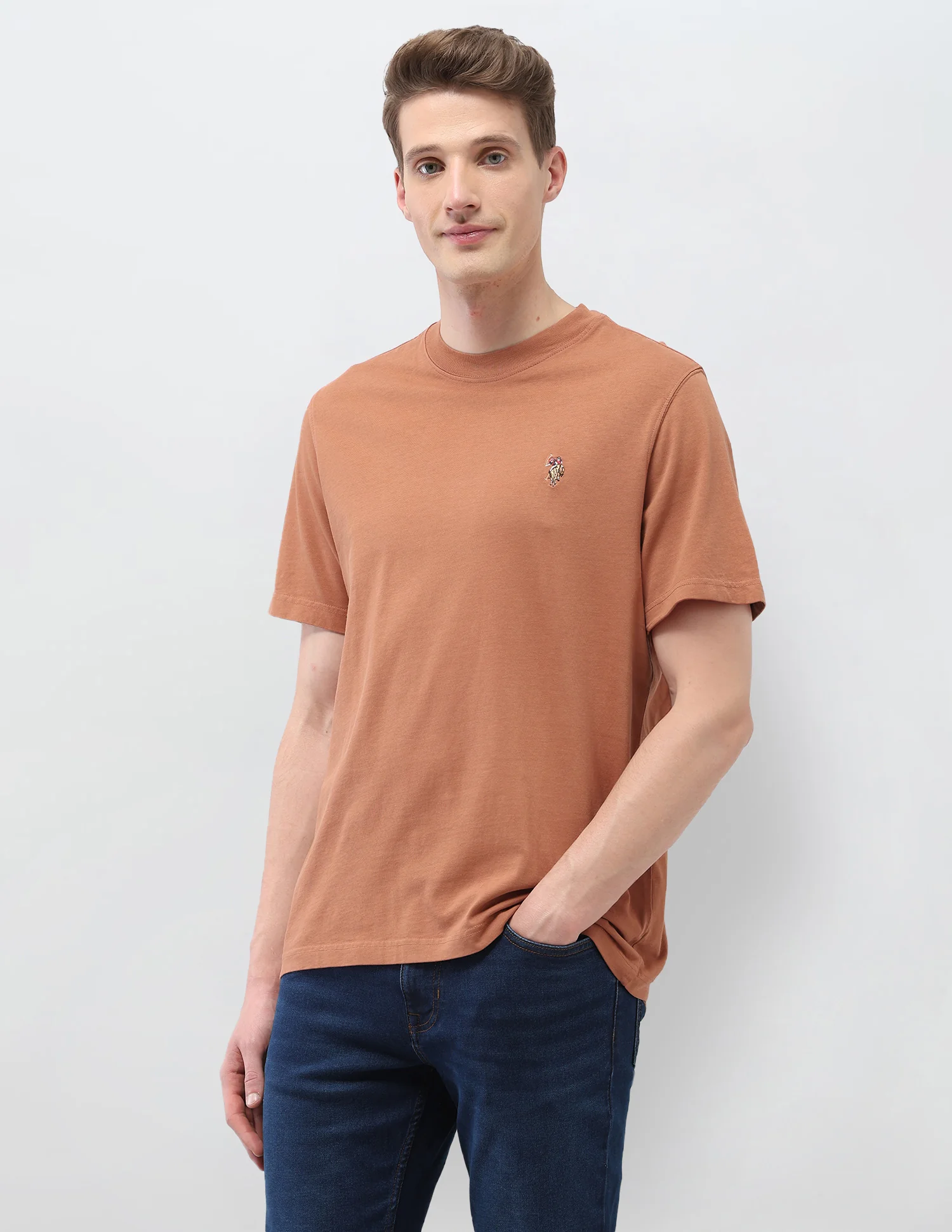 Solid Muscle Fit T-Shirt - Image 4