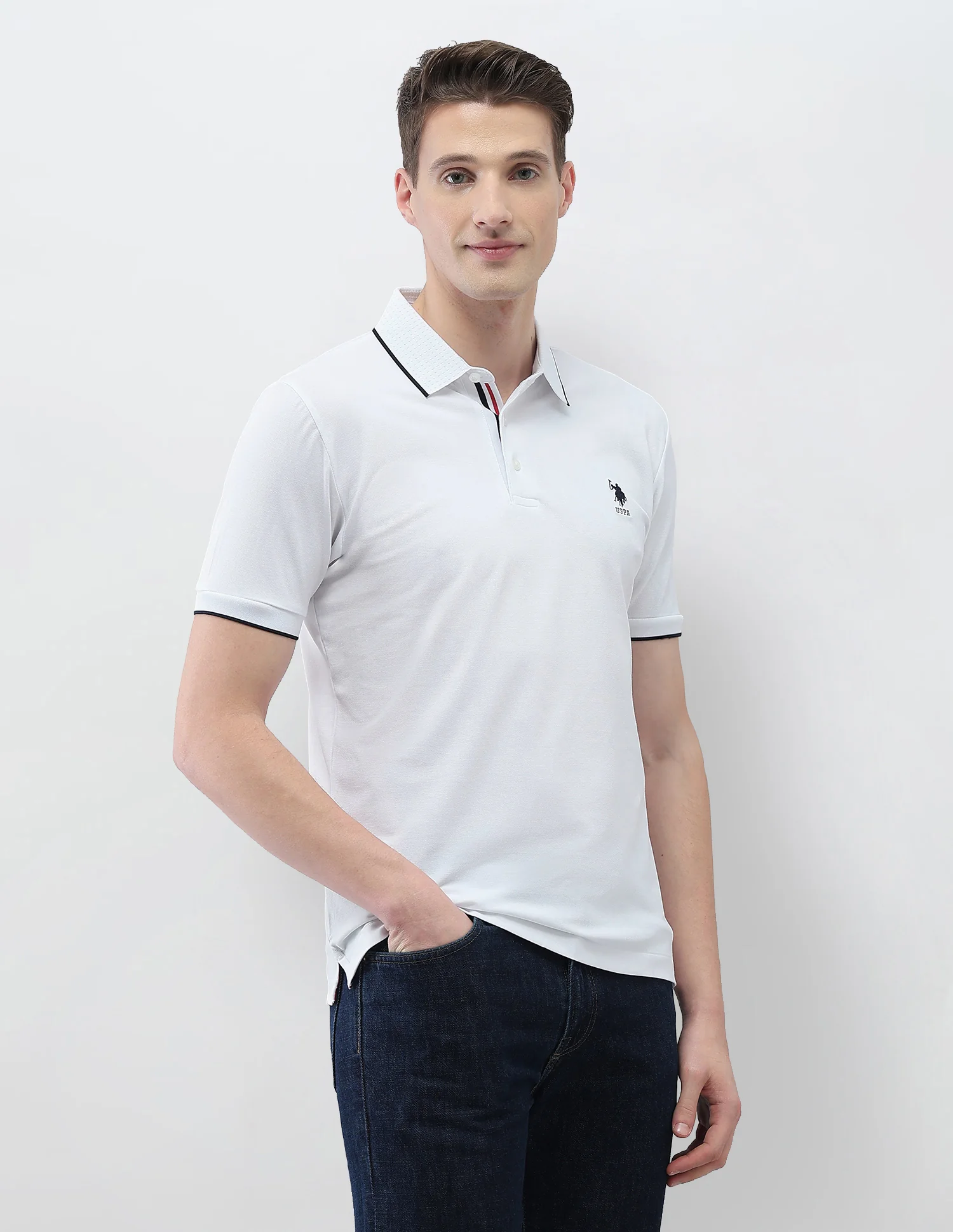 Solid New Port Marina Polo Shirt - Image 4