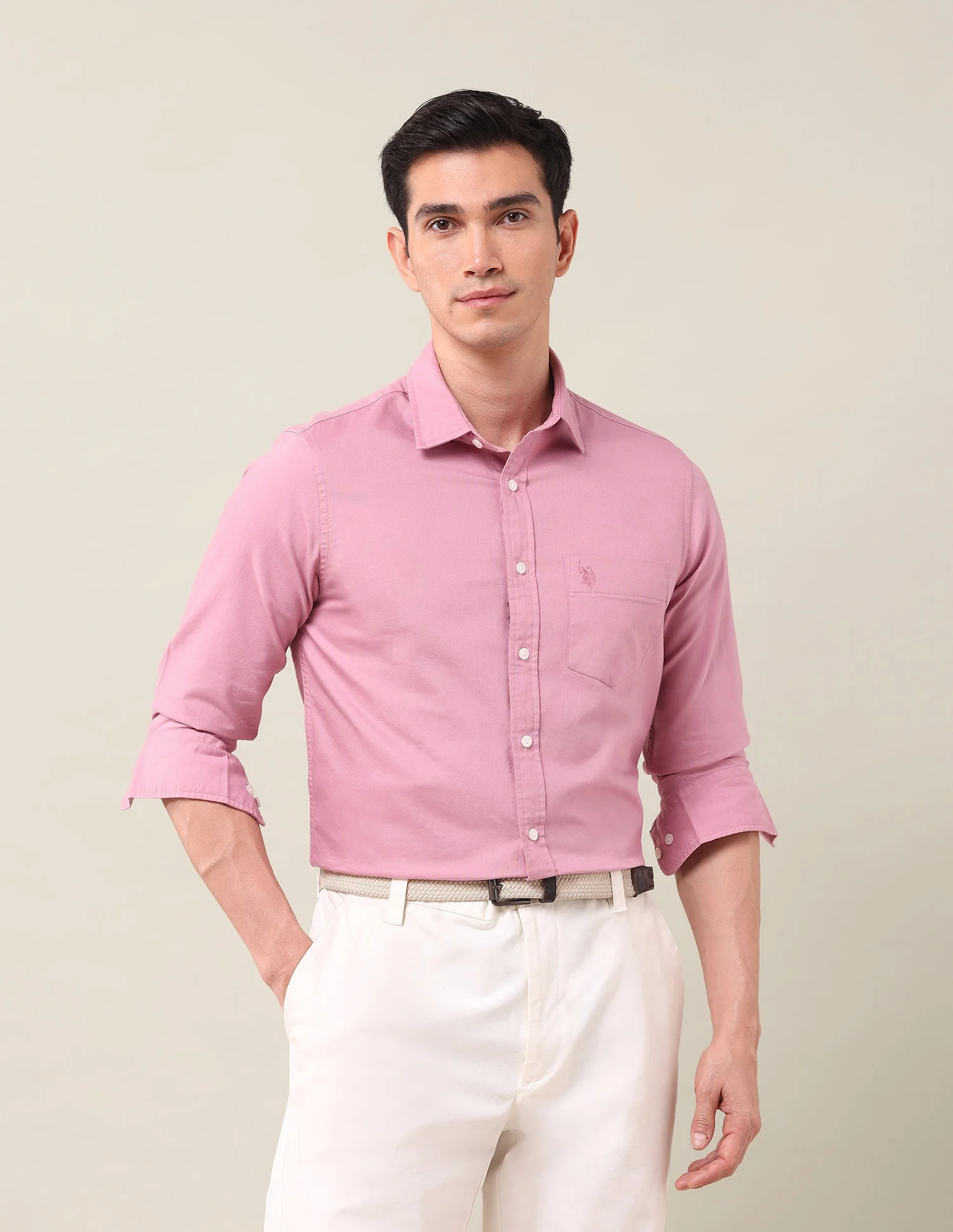 Solid Oxford Shirt