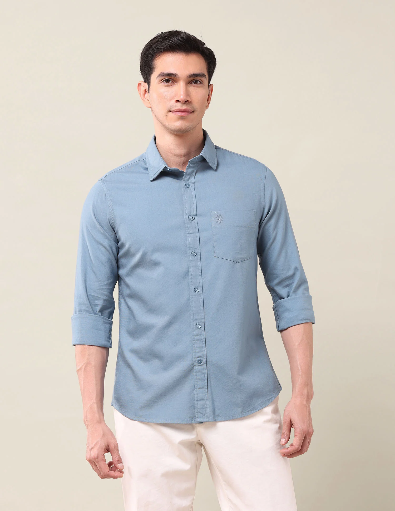 Solid Oxford Shirt - Image 6