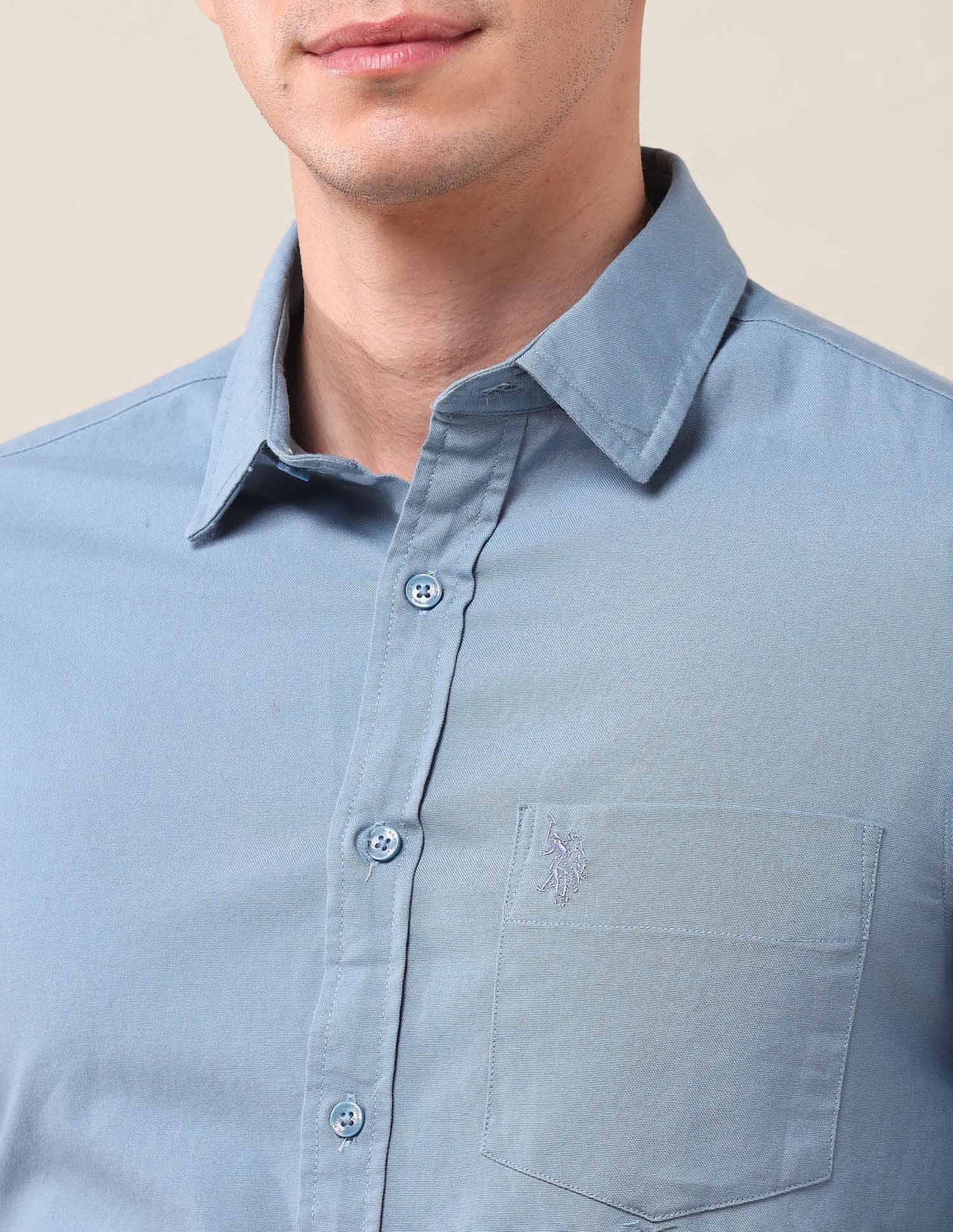 Solid Oxford Shirt - Image 7