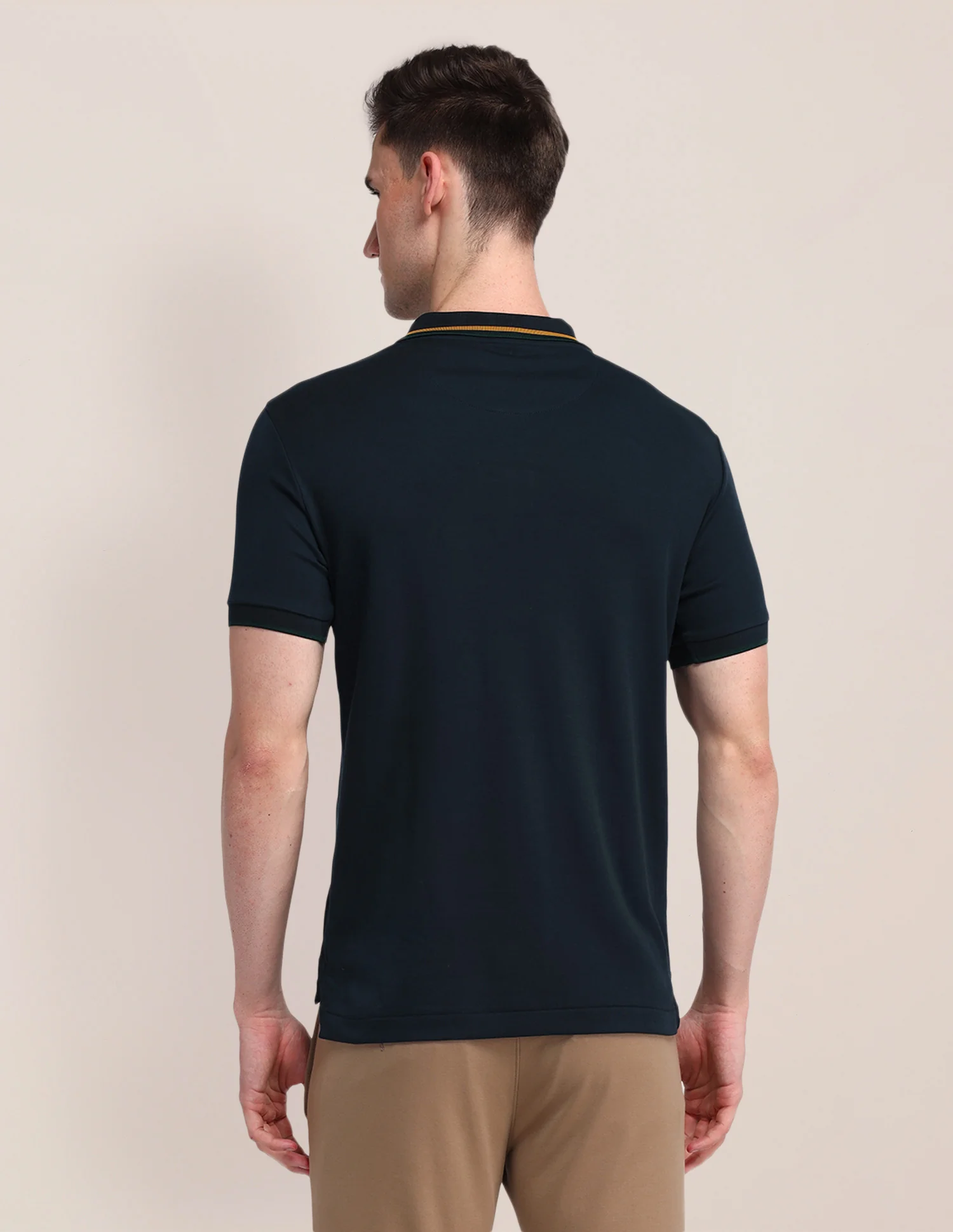 Solid Polo Shirt - Image 5