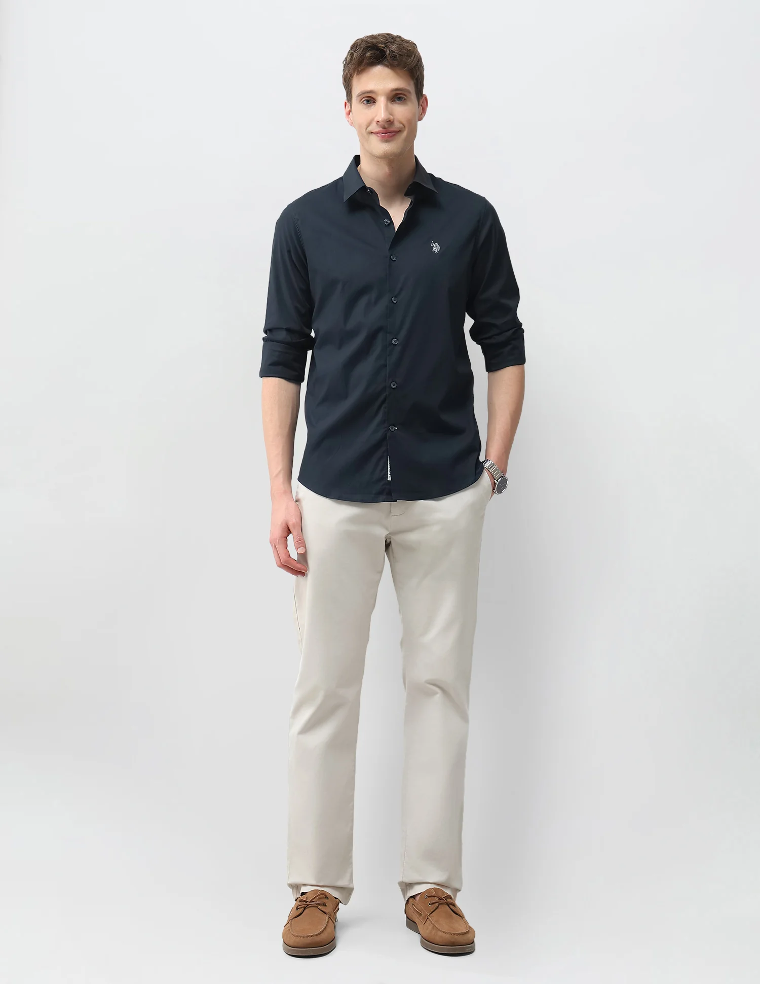 Solid Poplin Shirt - Image 3