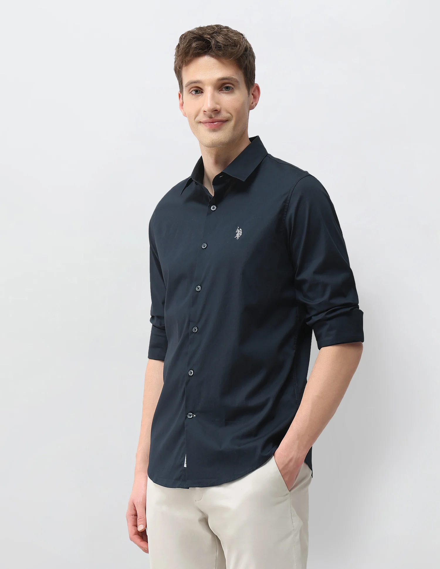 Solid Poplin Shirt - Image 4