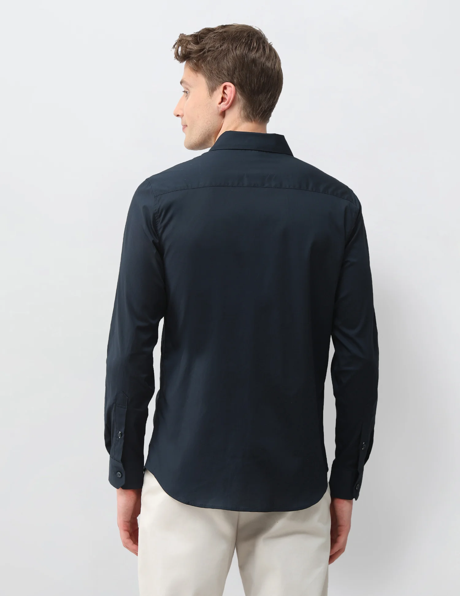 Solid Poplin Shirt - Image 5