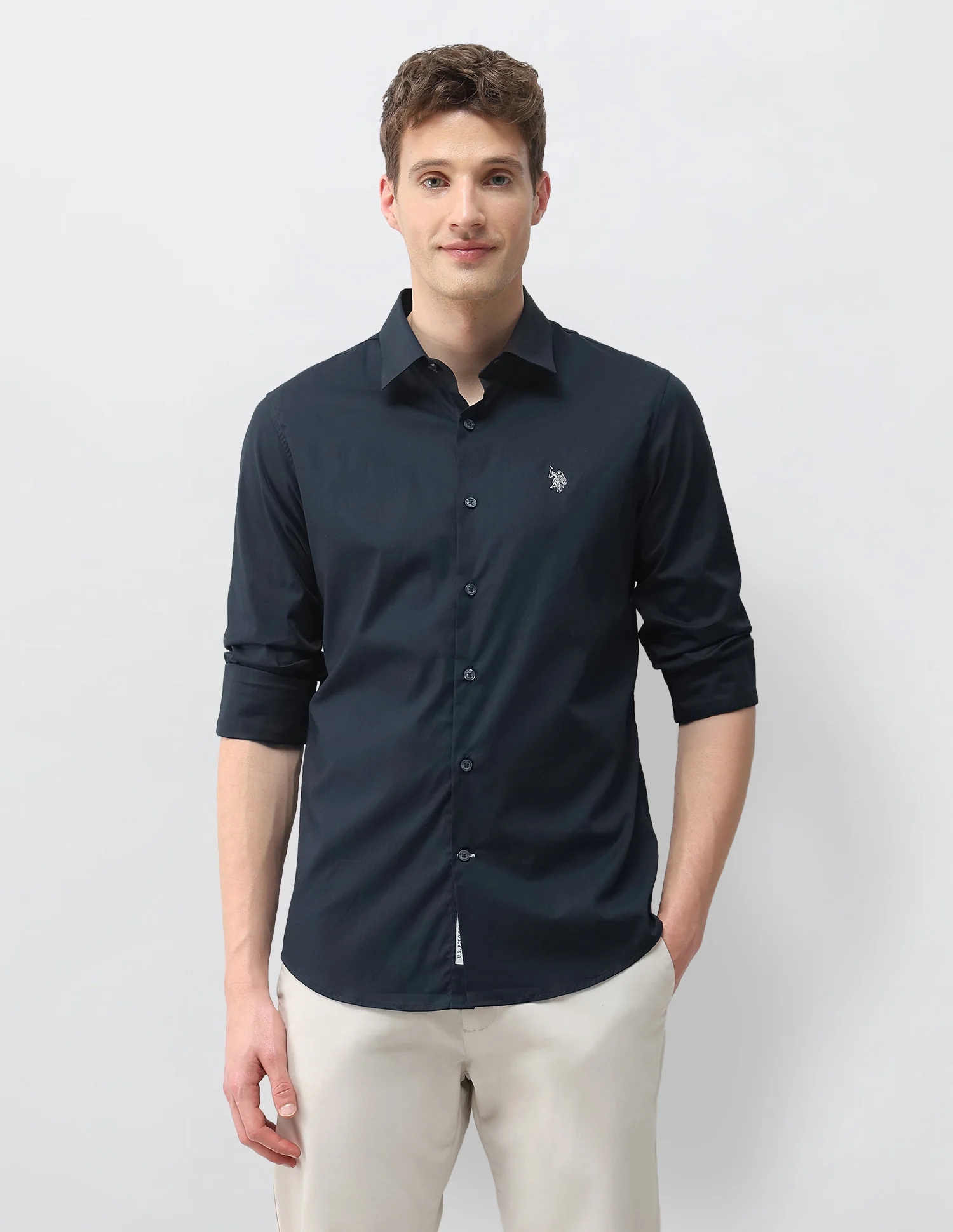 Solid Poplin Shirt - Image 6