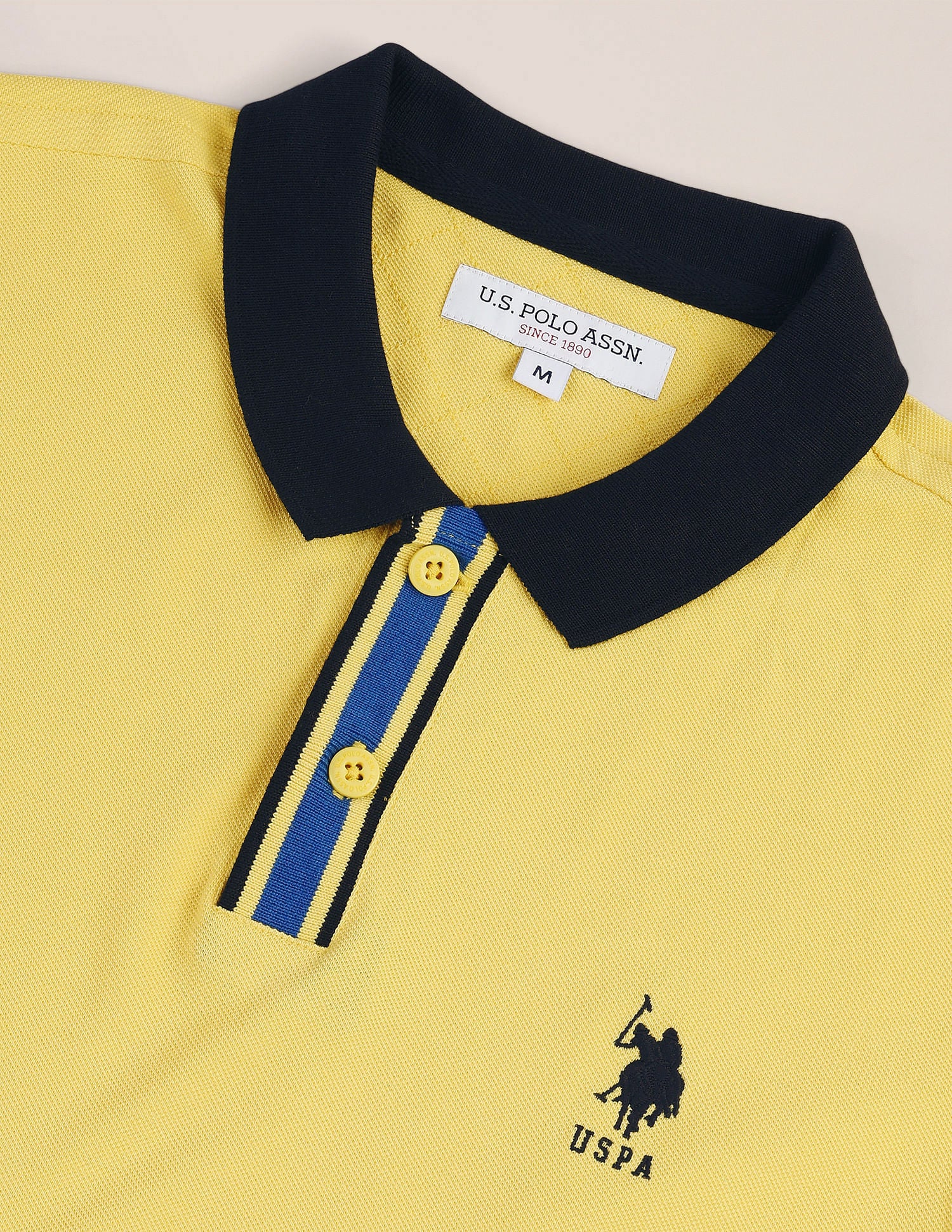 Solid Pure Cotton Polo Shirt - Image 2