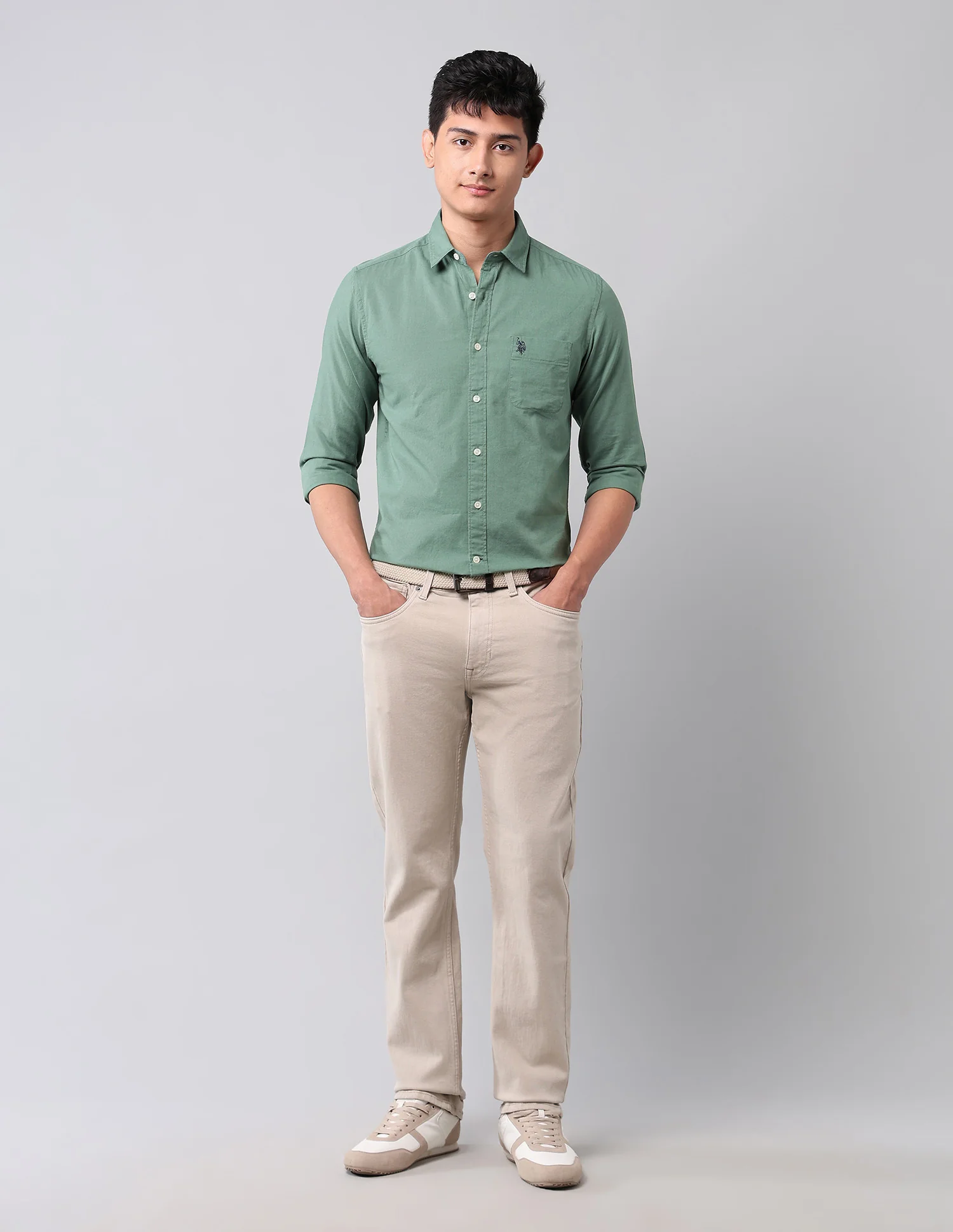 Solid Pure Cotton Shirt - Image 3