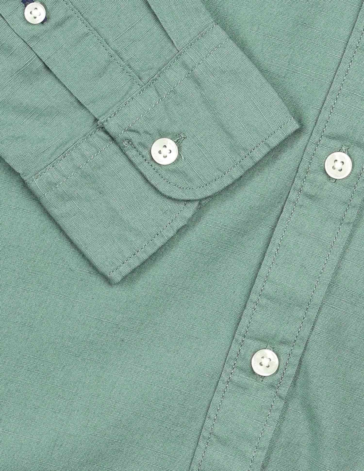 Solid Pure Cotton Shirt - Image 8