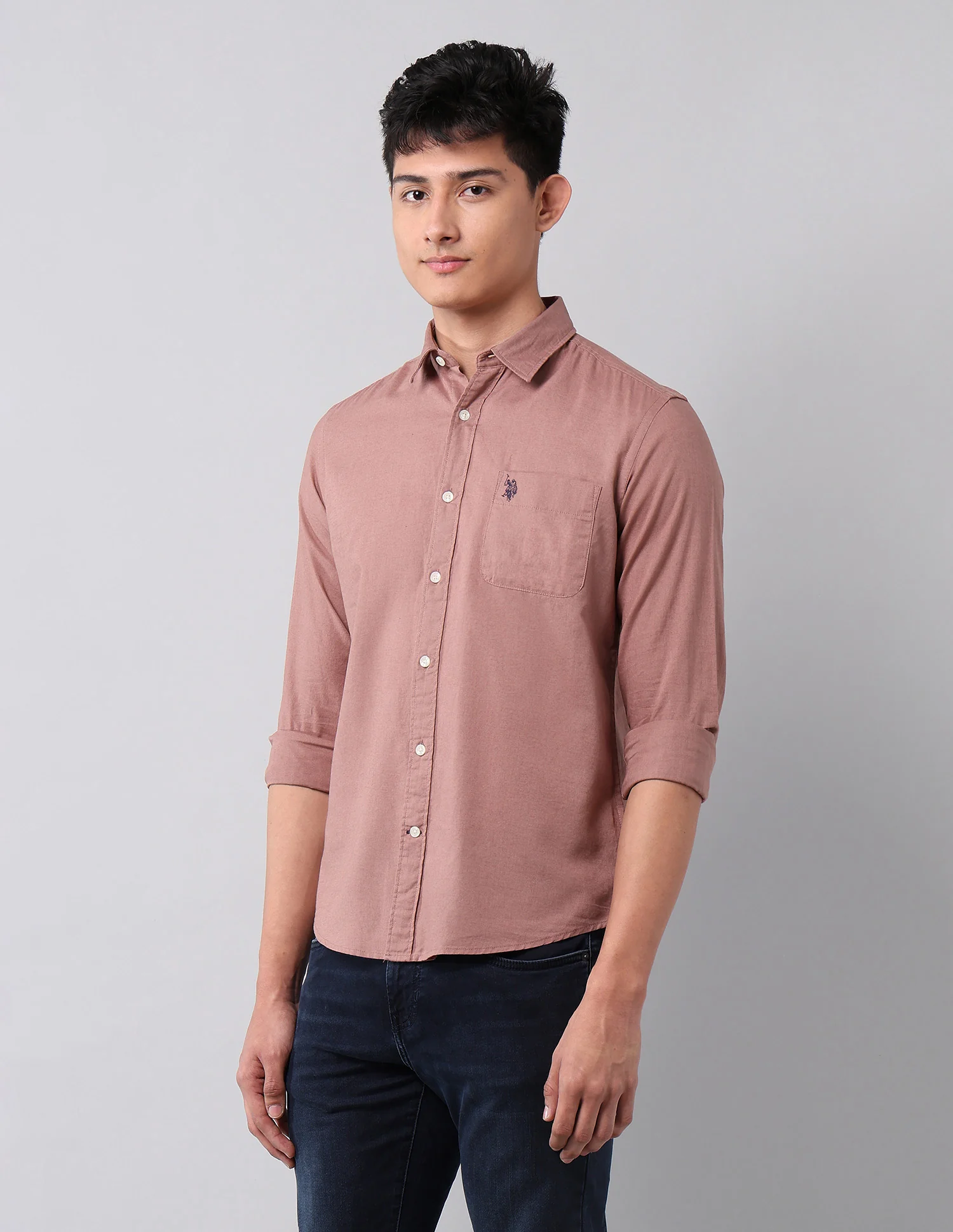 Solid Pure Cotton Shirt - Image 4