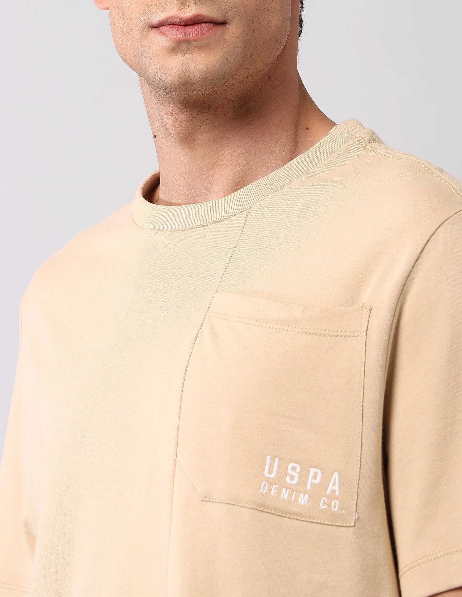 Solid Pure Cotton T-Shirt - Image 7