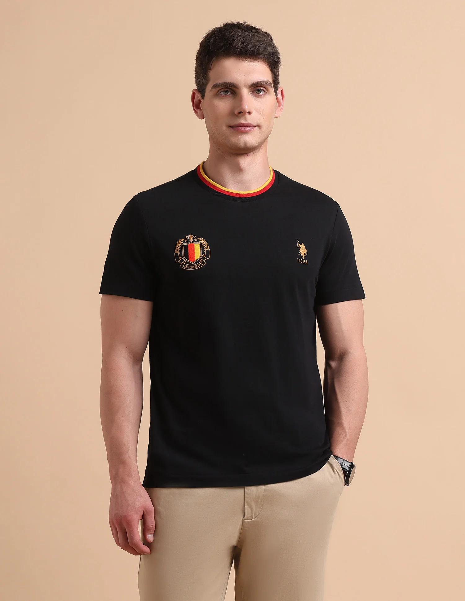 Solid Pure Cotton T-Shirt