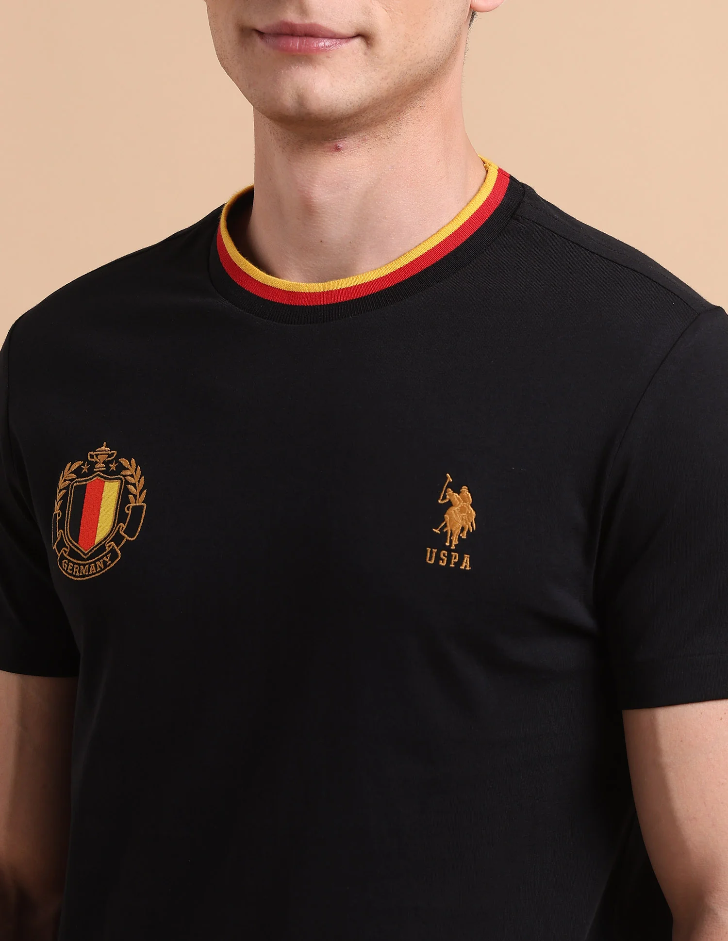 Solid Pure Cotton T-Shirt - Image 7