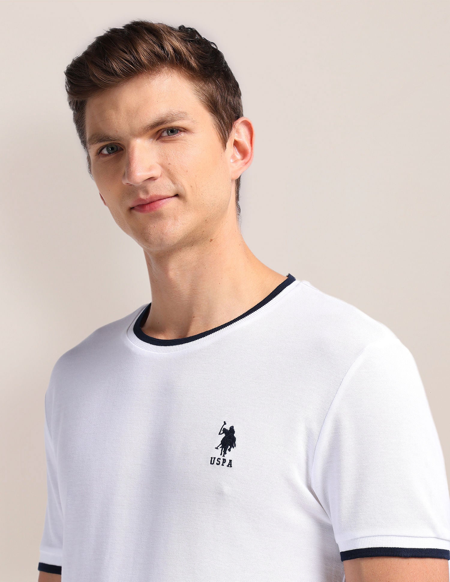 Solid Pure Cotton T-Shirt - Image 7
