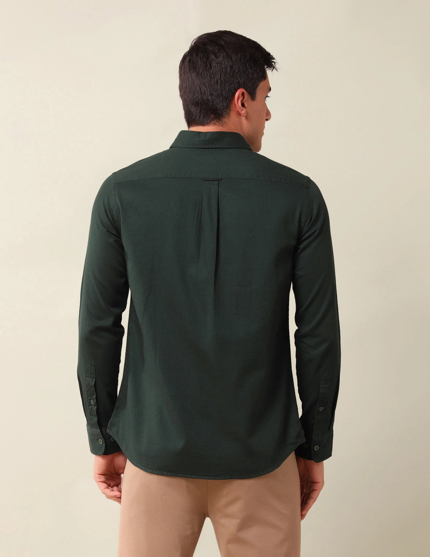 Solid Pure CottonShirt - Image 5