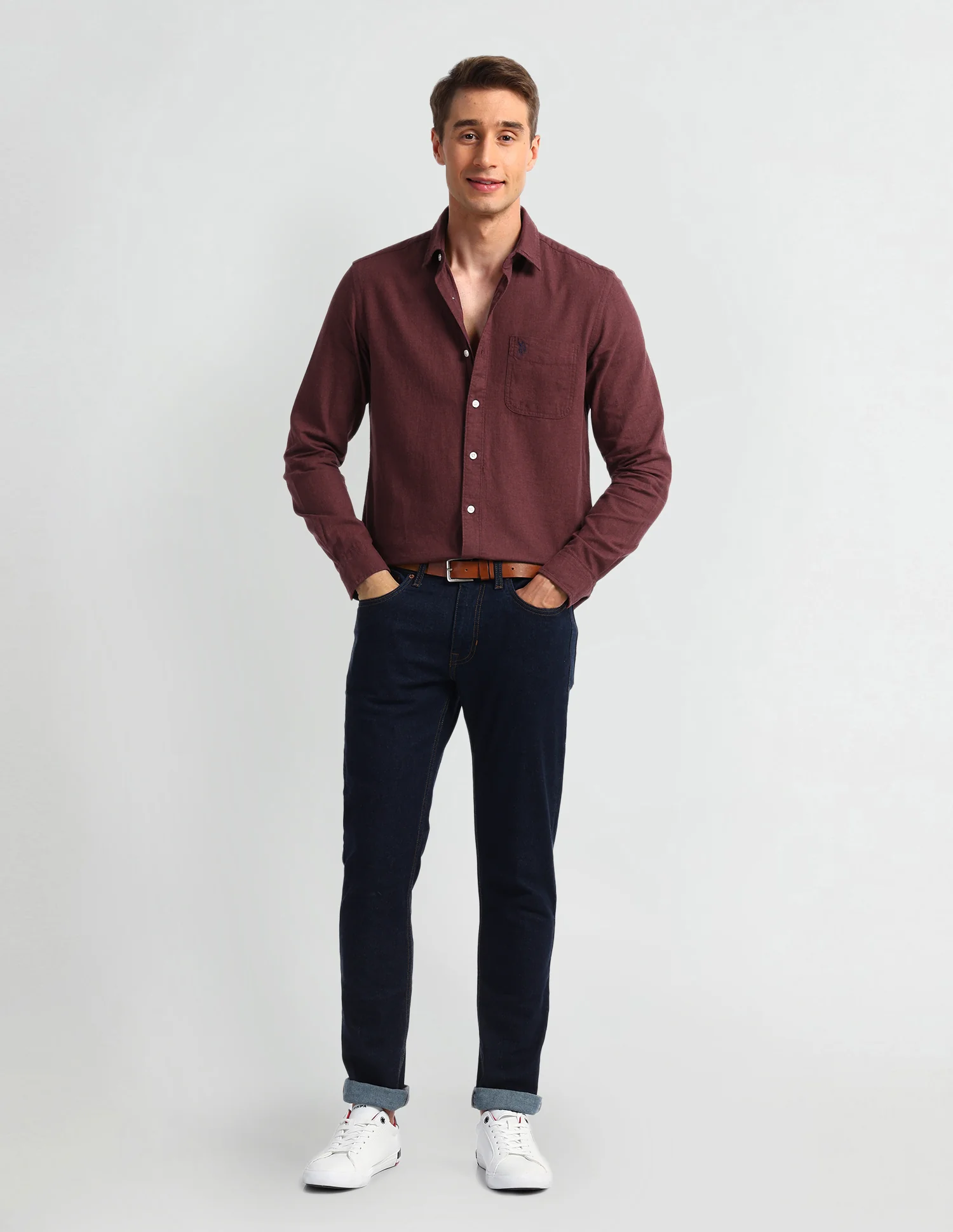 Solid Slim Fit Shirt - Image 3