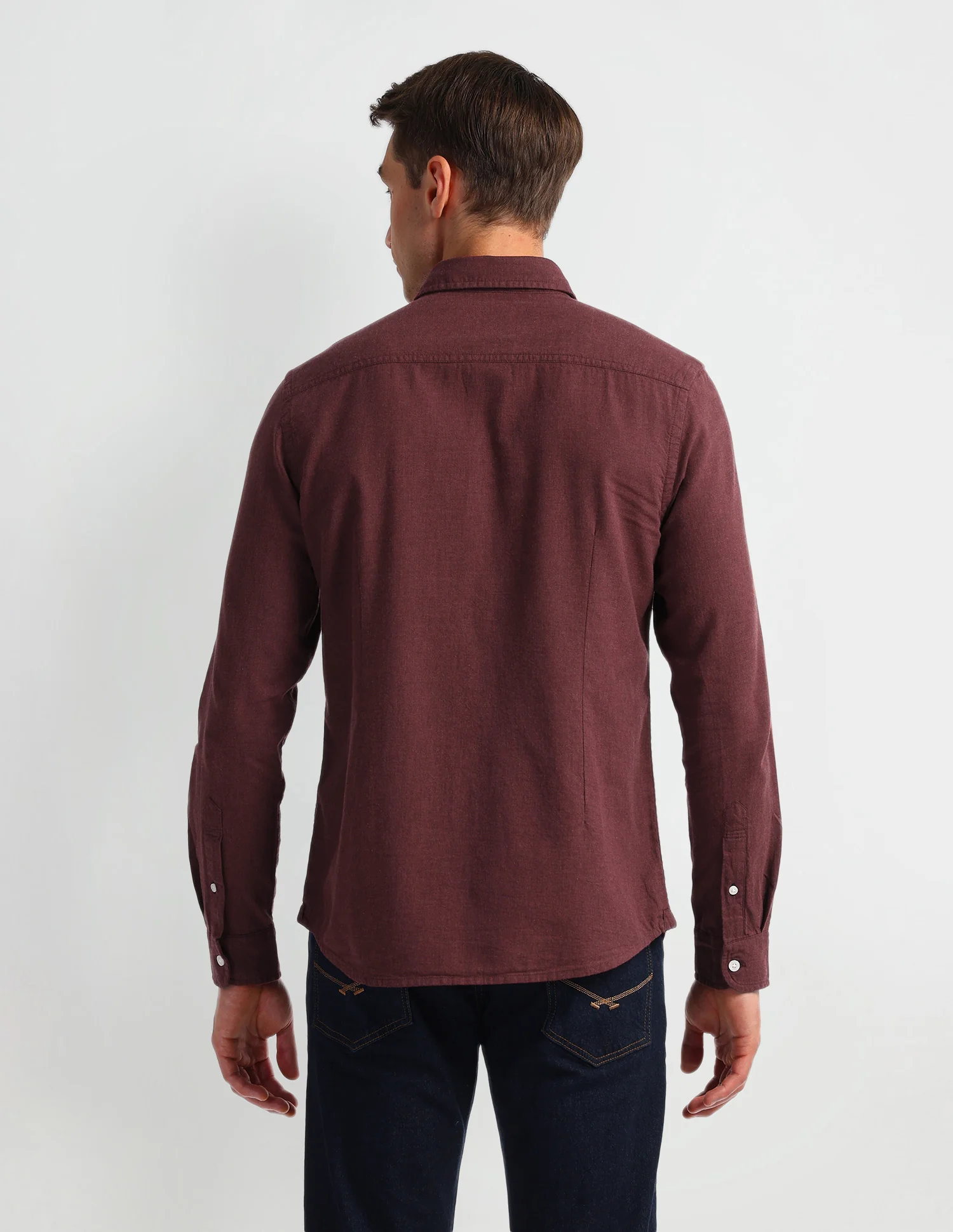 Solid Slim Fit Shirt - Image 5