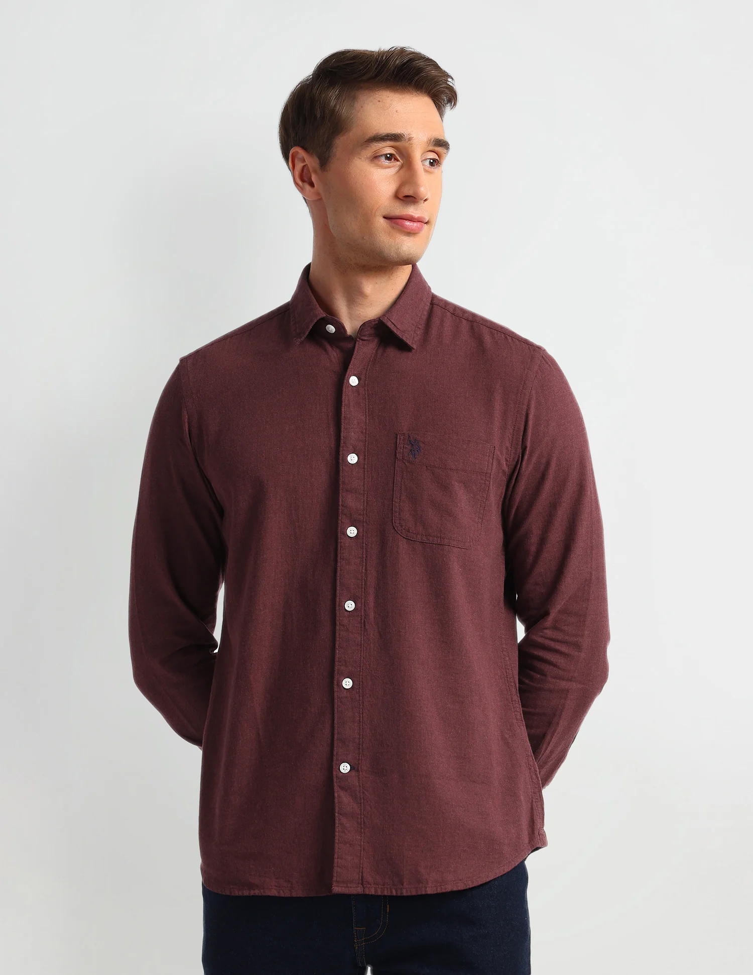 Solid Slim Fit Shirt - Image 6