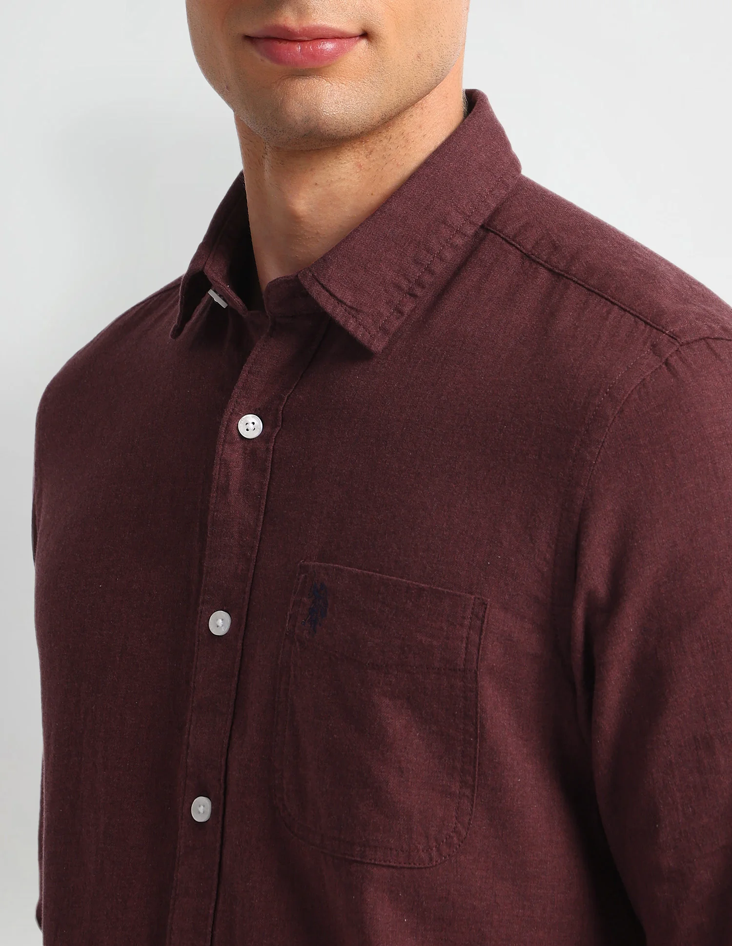 Solid Slim Fit Shirt - Image 7