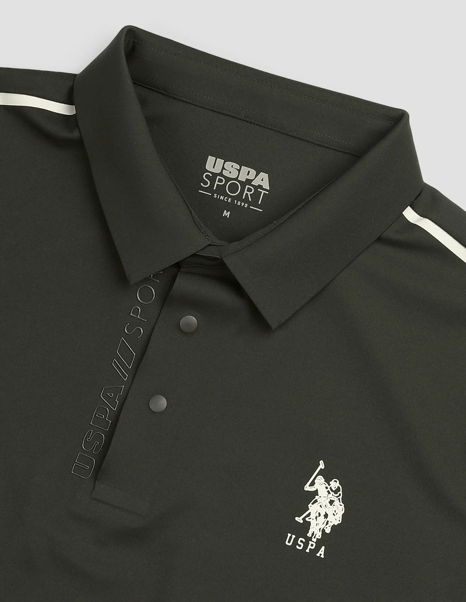 Solid Regular Fit Active Polo Shirt - Image 8