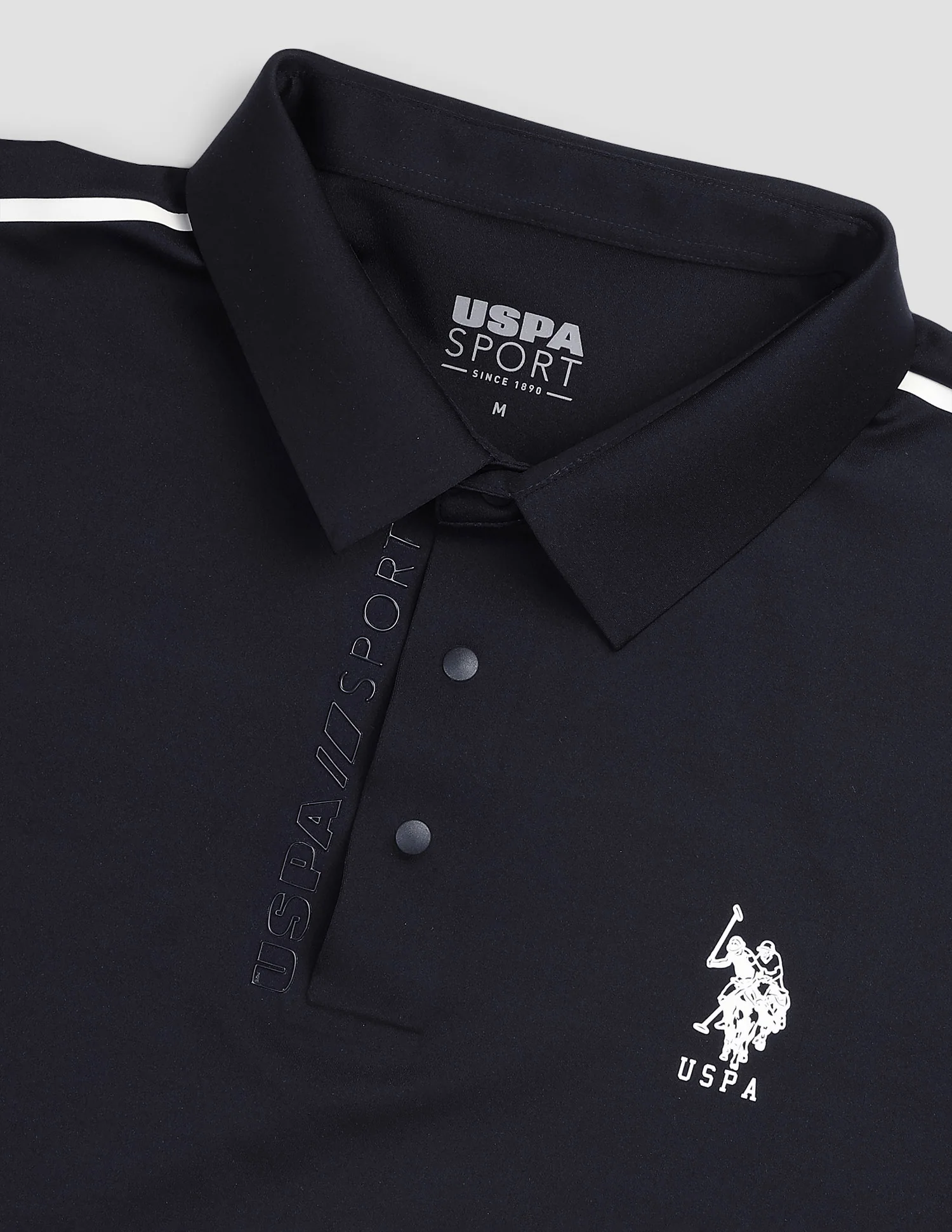 Solid Regular Fit Active Polo Shirt - Image 8