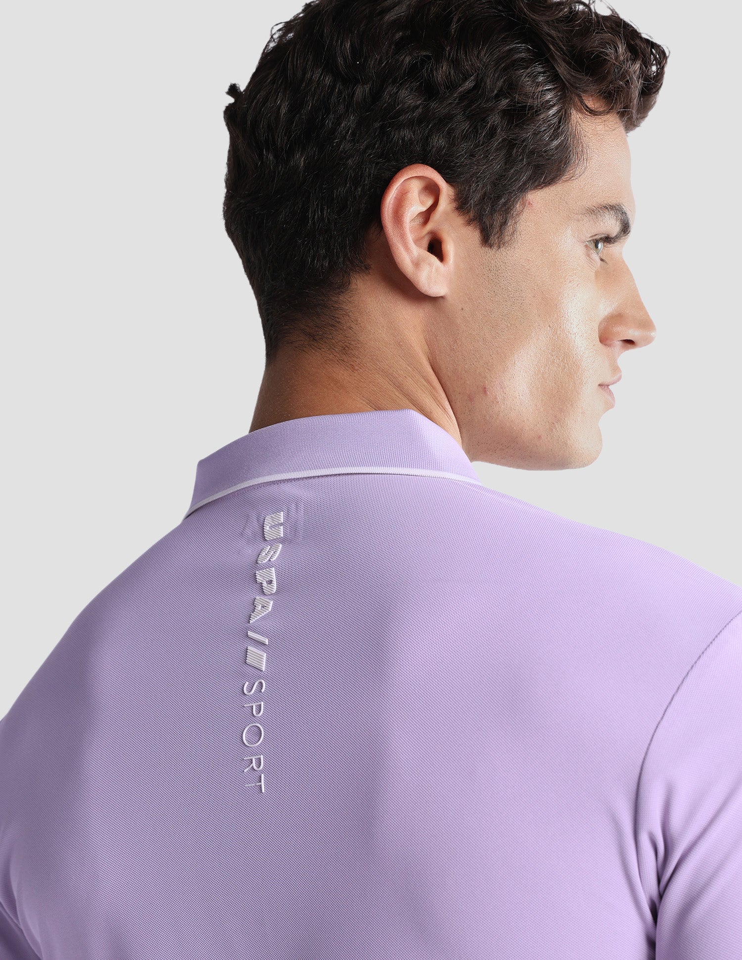 Solid Regular Fit Active Polo Shirt - Image 8