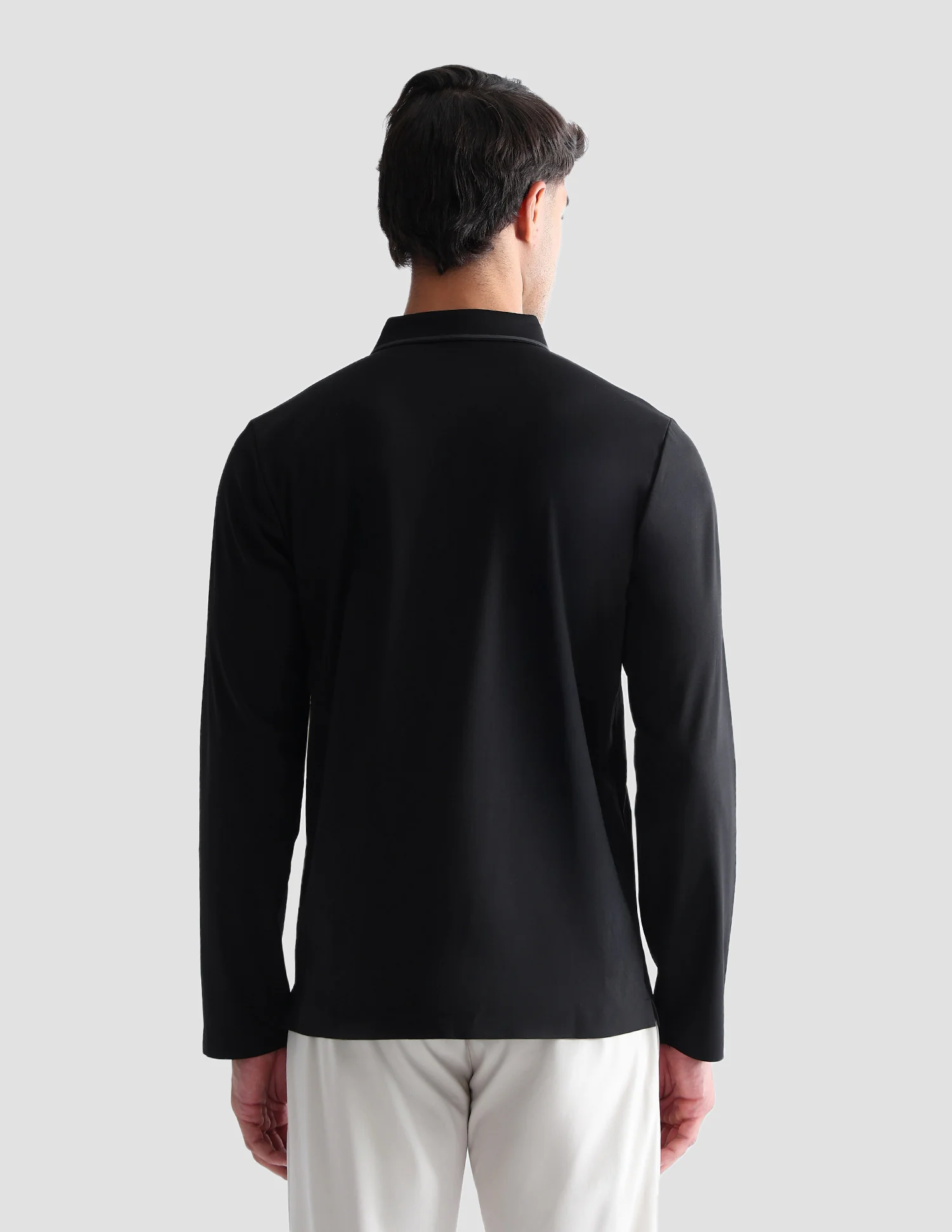 Solid Regular Fit Active Polo Shirt - Image 5