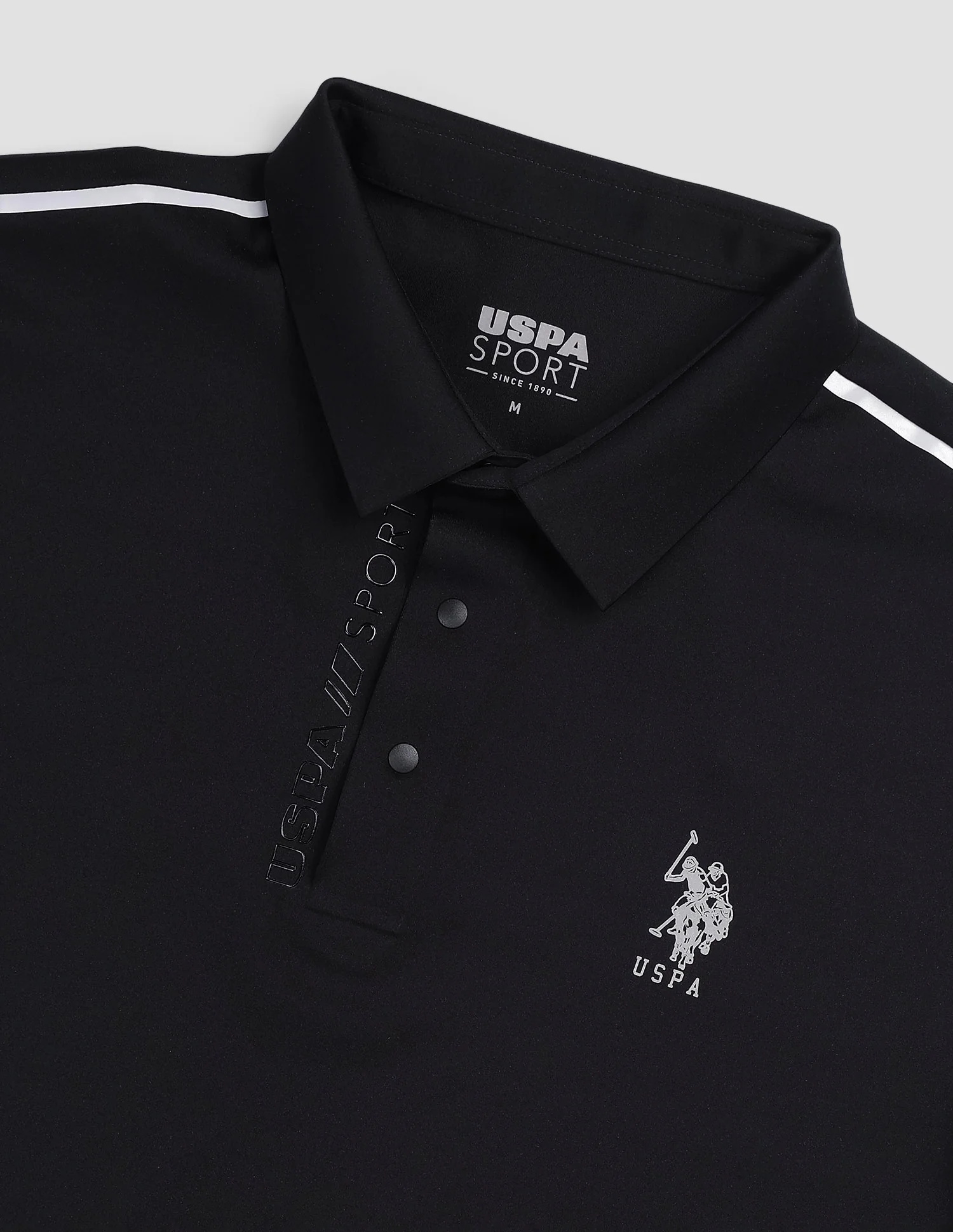 Solid Regular Fit Active Polo Shirt - Image 8