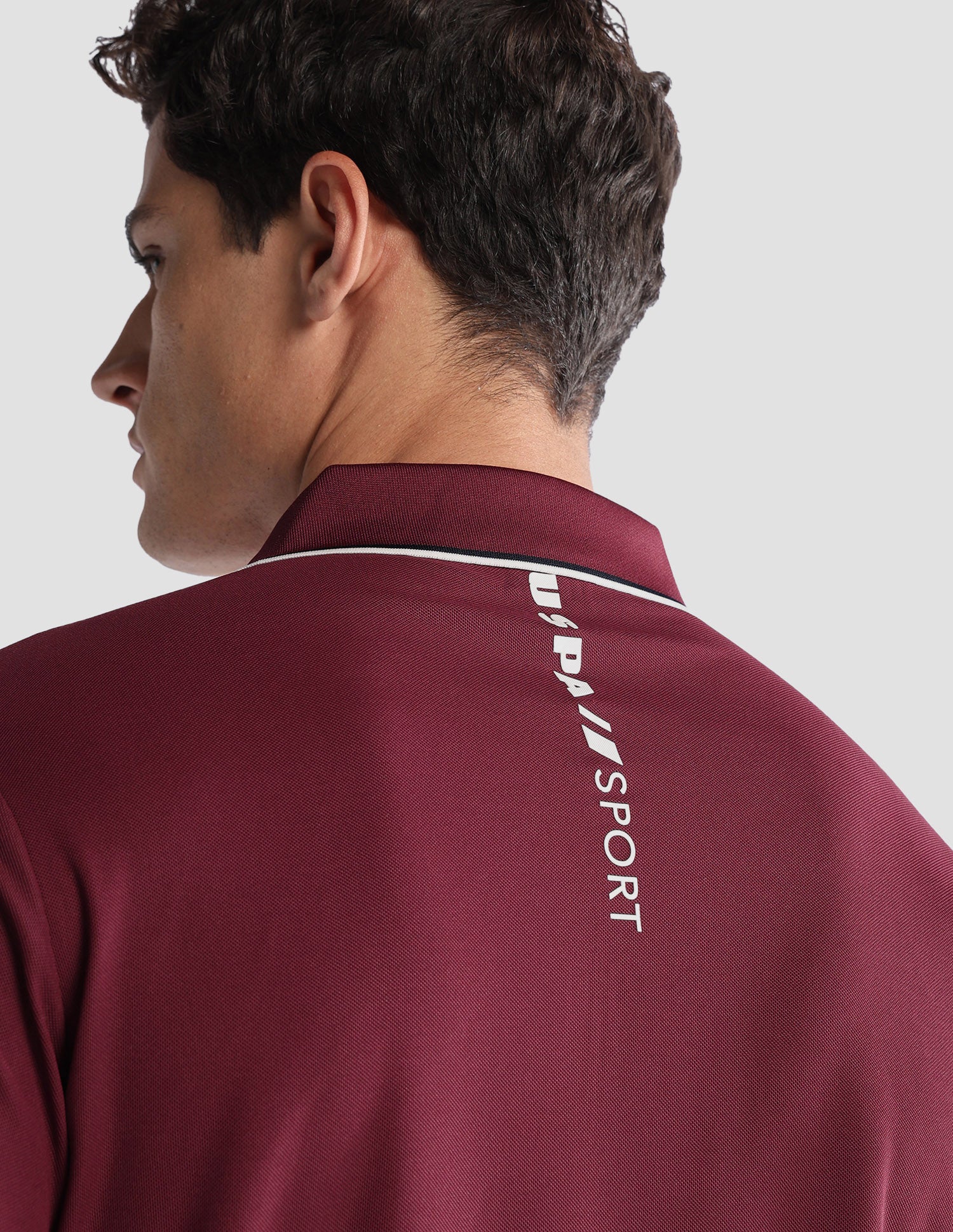 Solid Regular Fit Active Polo Shirt - Image 8