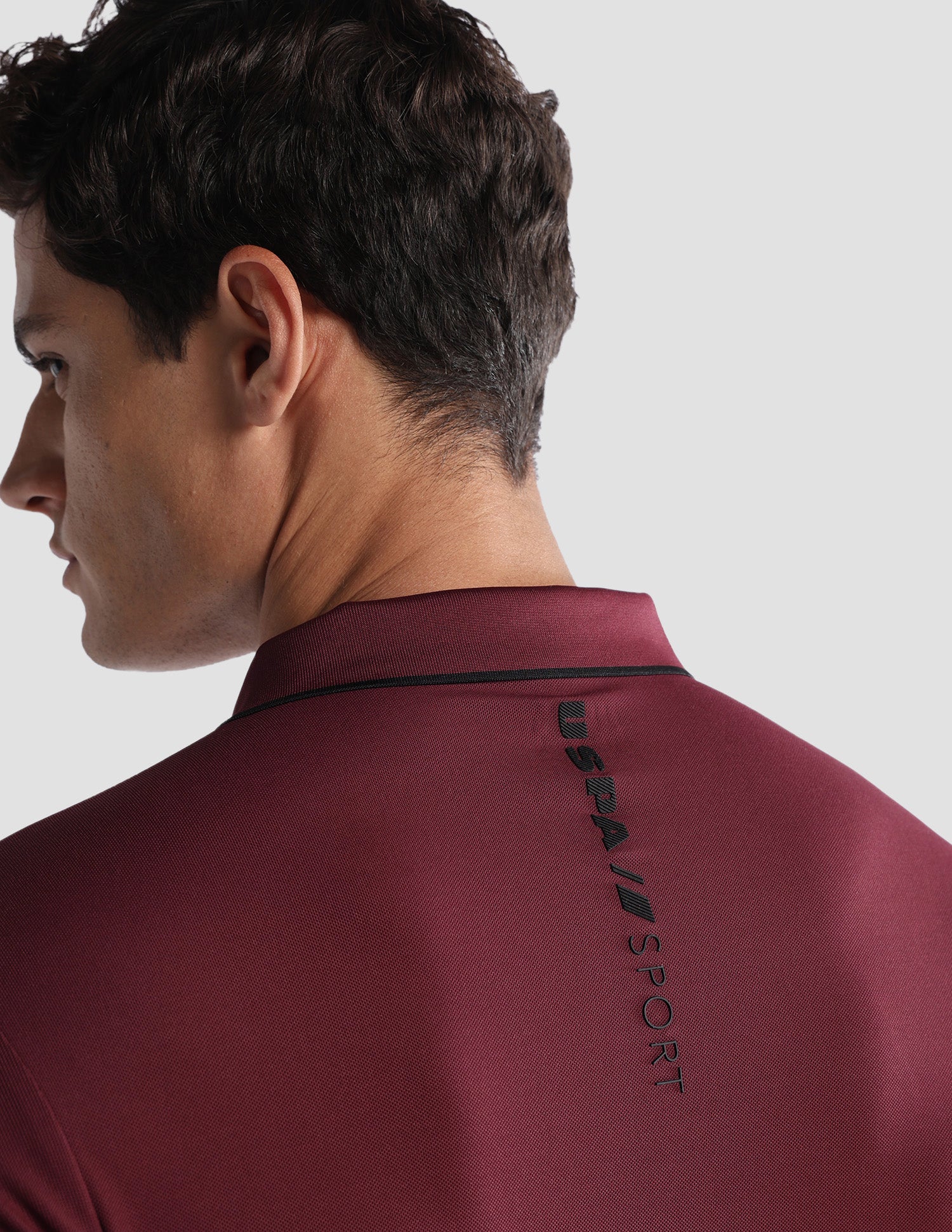 Solid Regular Fit Active Polo Shirt - Image 8