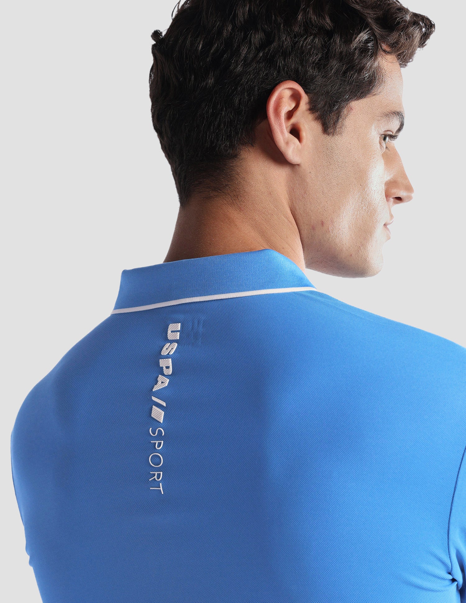 Solid Regular Fit Active Polo Shirt - Image 8